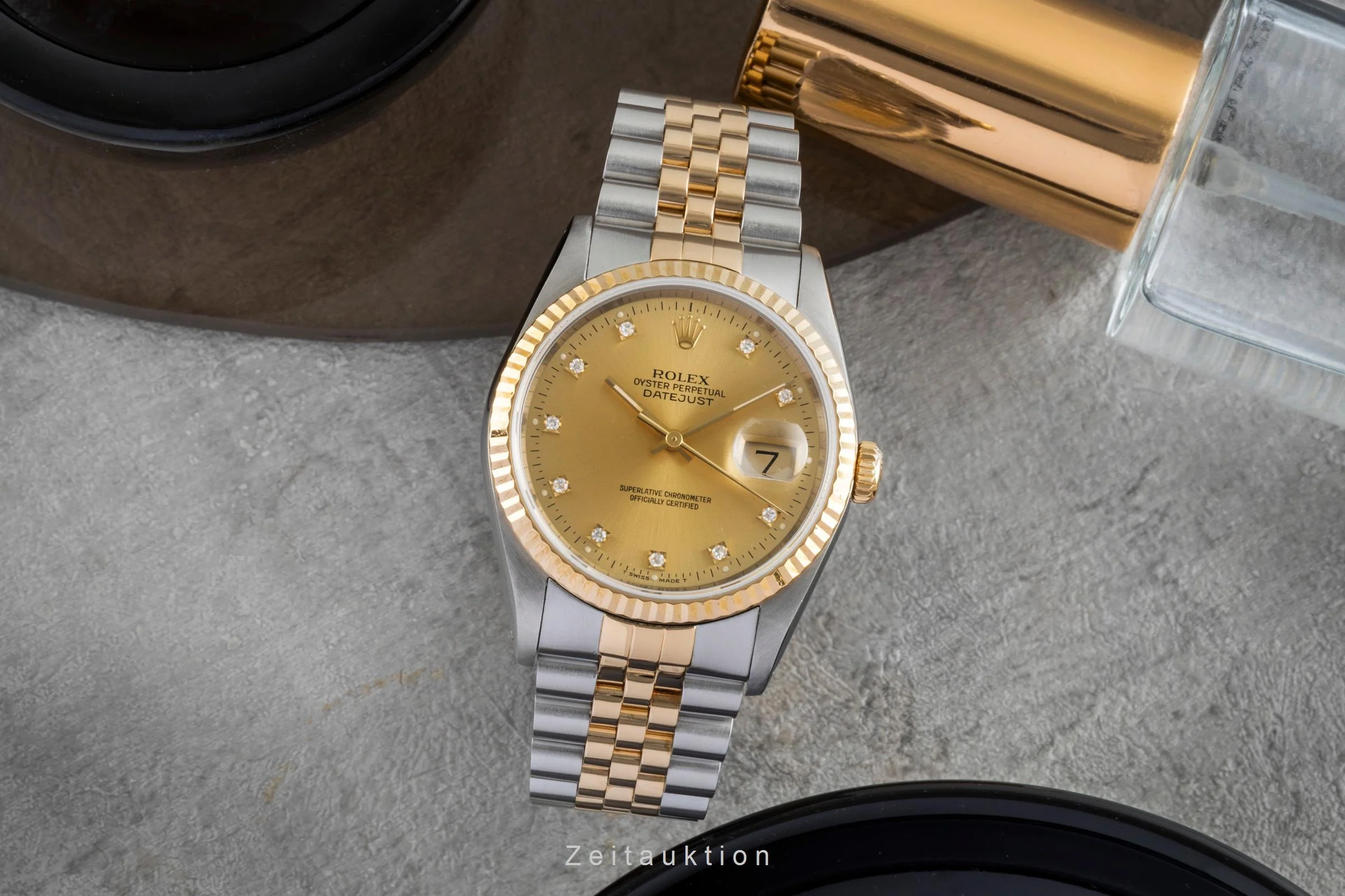 Rolex Datejust steel / gold automatic men's watch 16233  [2506582] - Image 4