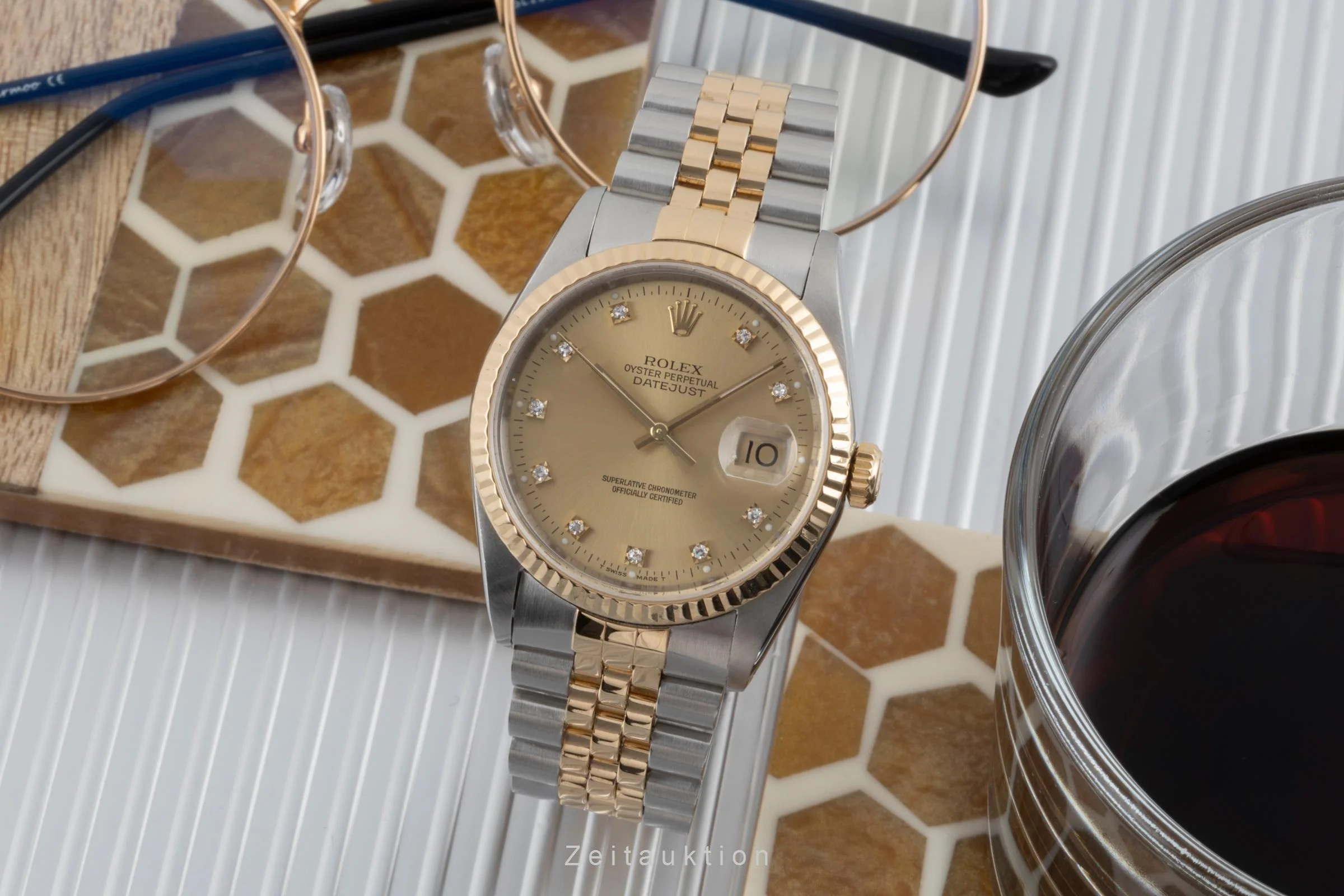 Rolex Datejust steel / gold automatic men's watch 16233 LP: 16300EUR  [2506584] - Image 4