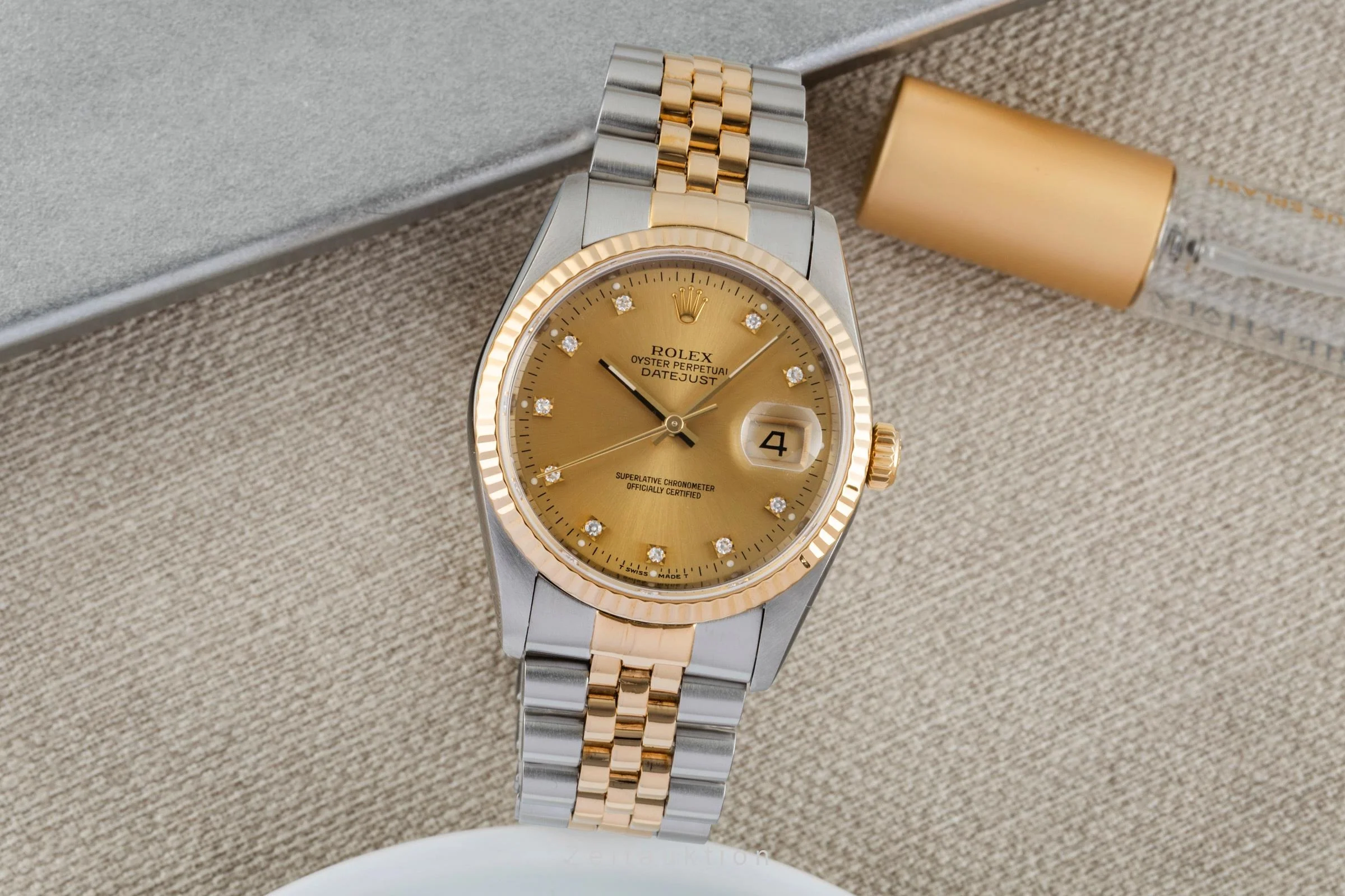 Rolex Datejust steel / gold automatic men's watch 16233  [2506586] - Image 4