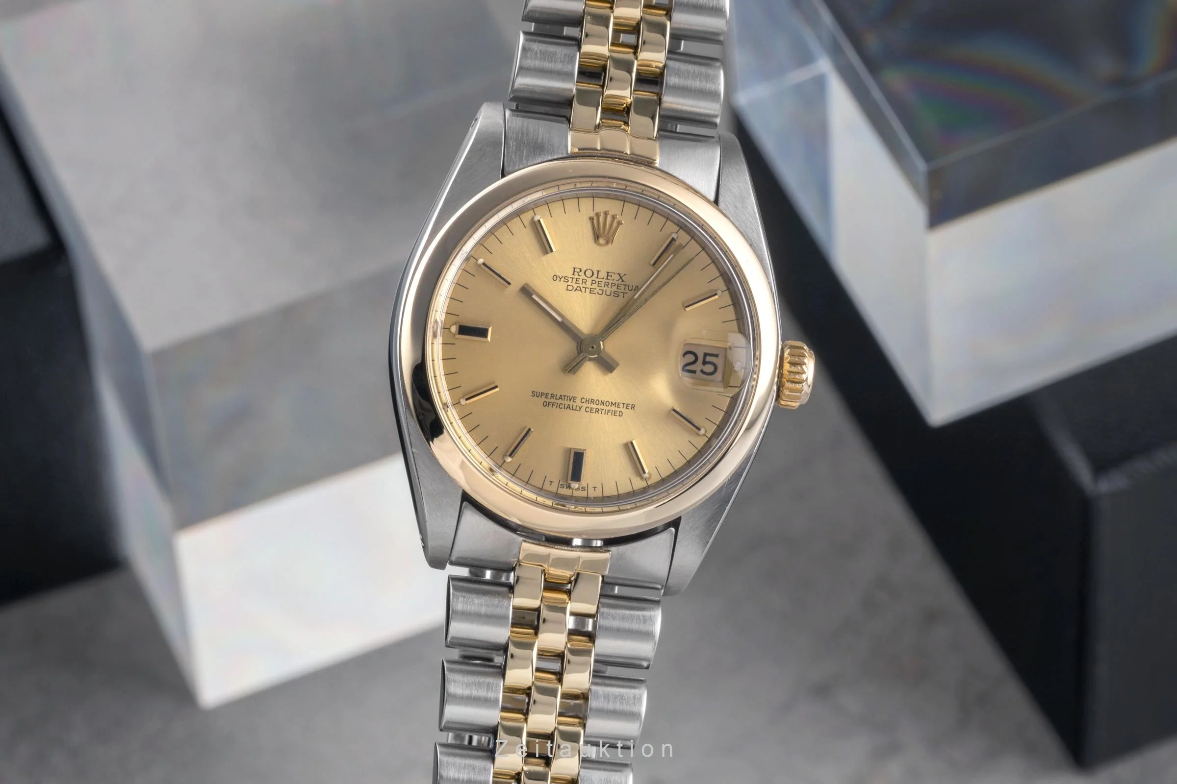 Rolex Datejust steel / gold automatic men's watch 6824  [2503561] - Image 2