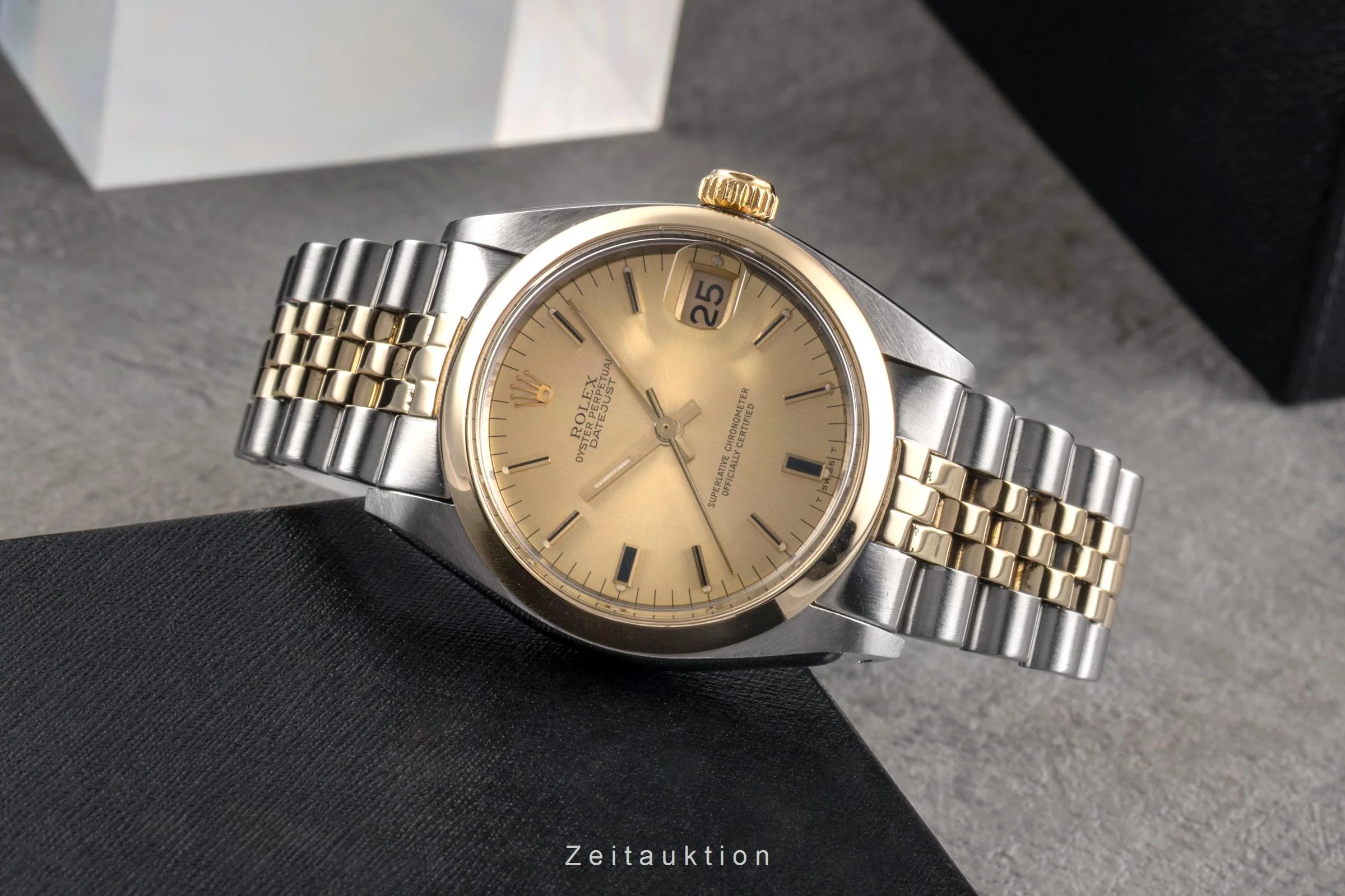 Rolex Datejust steel / gold automatic men's watch 6824  [2503561] - Image 3