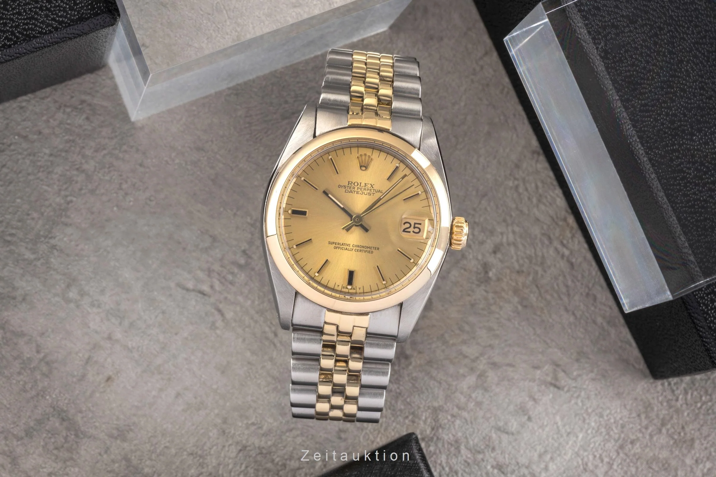 Rolex Datejust steel / gold automatic men's watch 6824  [2503561] - Image 4