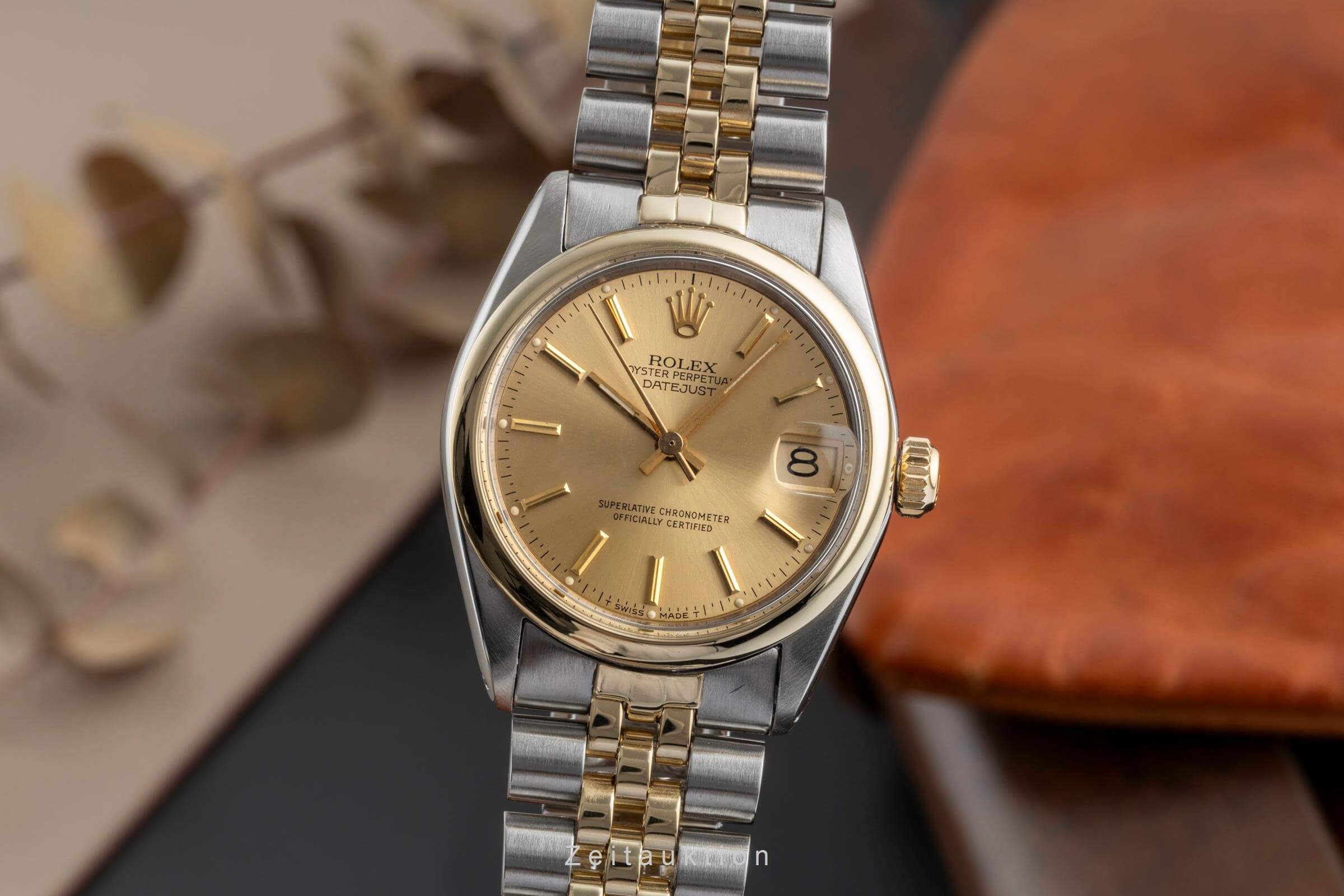 Rolex Datejust steel / gold automatic women's watch 6824  [2502107] - Image 2