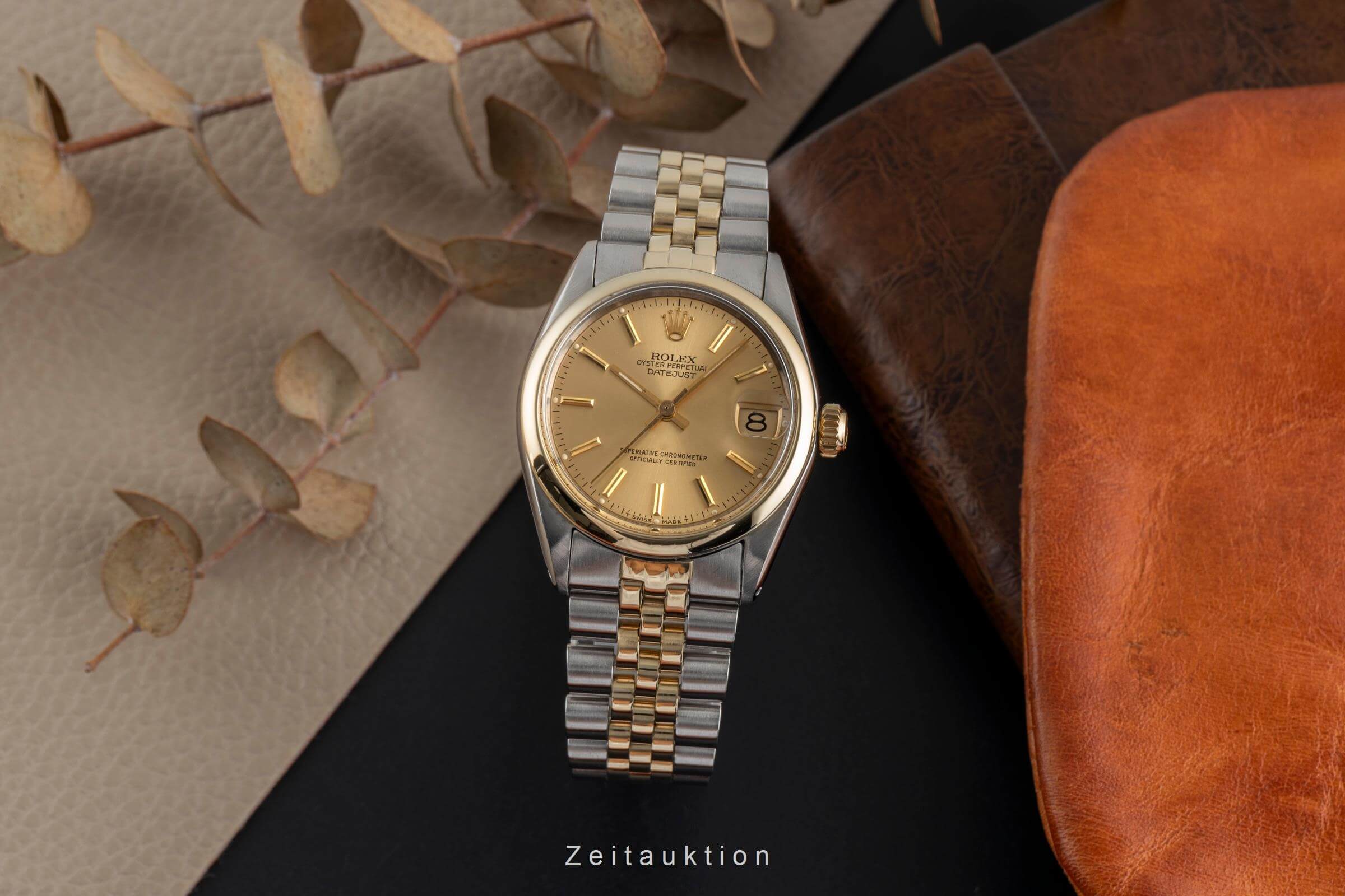 Rolex Datejust steel / gold automatic women's watch 6824  [2502107] - Image 4