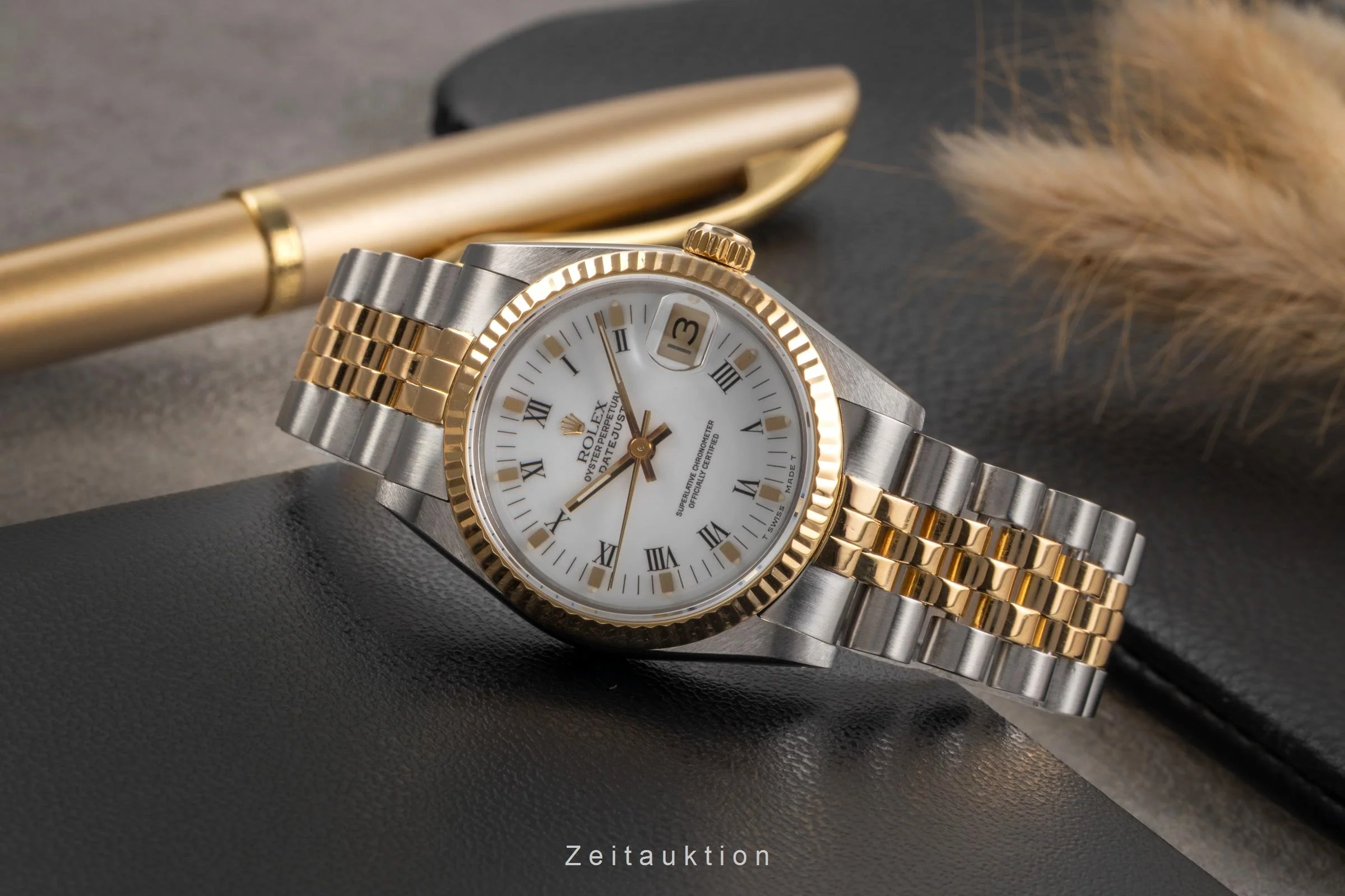 Rolex Datejust steel / gold automatic women's watch 68273  [2503286] - Image 3