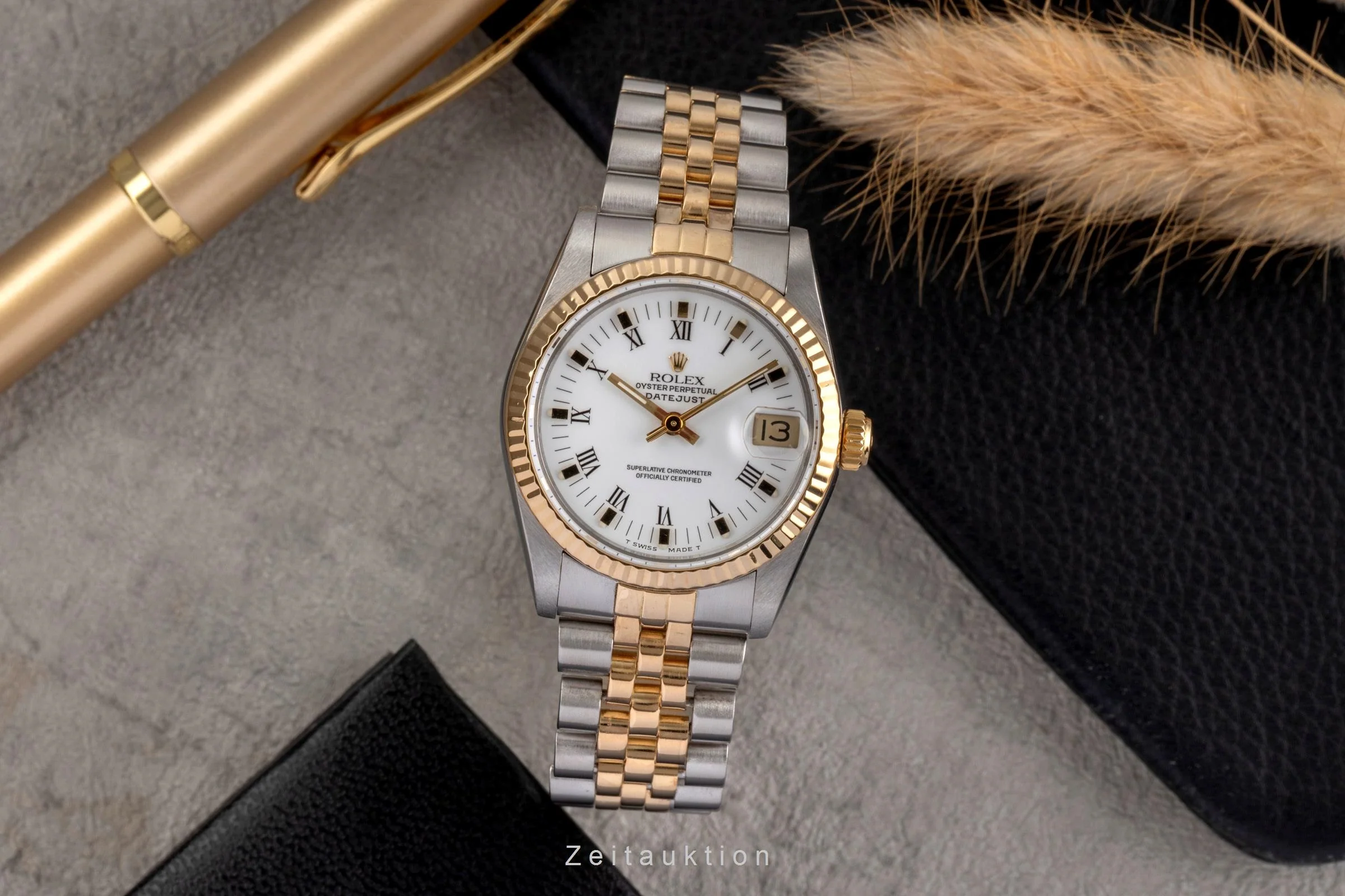 Rolex Datejust steel / gold automatic women's watch 68273  [2503286] - Image 4