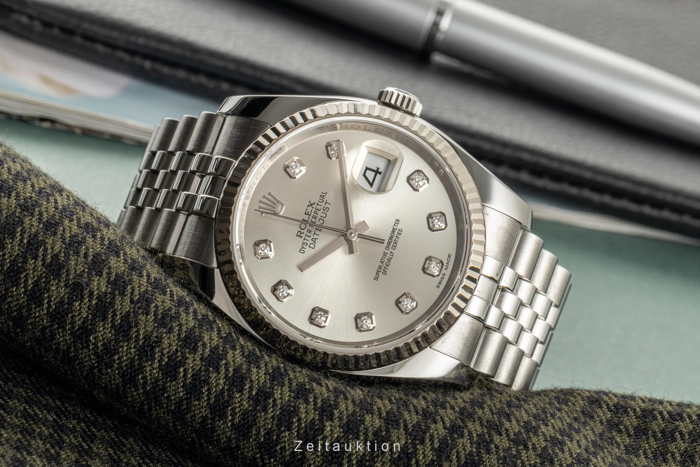 Rolex Datejust steel / white gold automatic men's watch 116234 LP: 10700EUR  [2305720] - Image 2