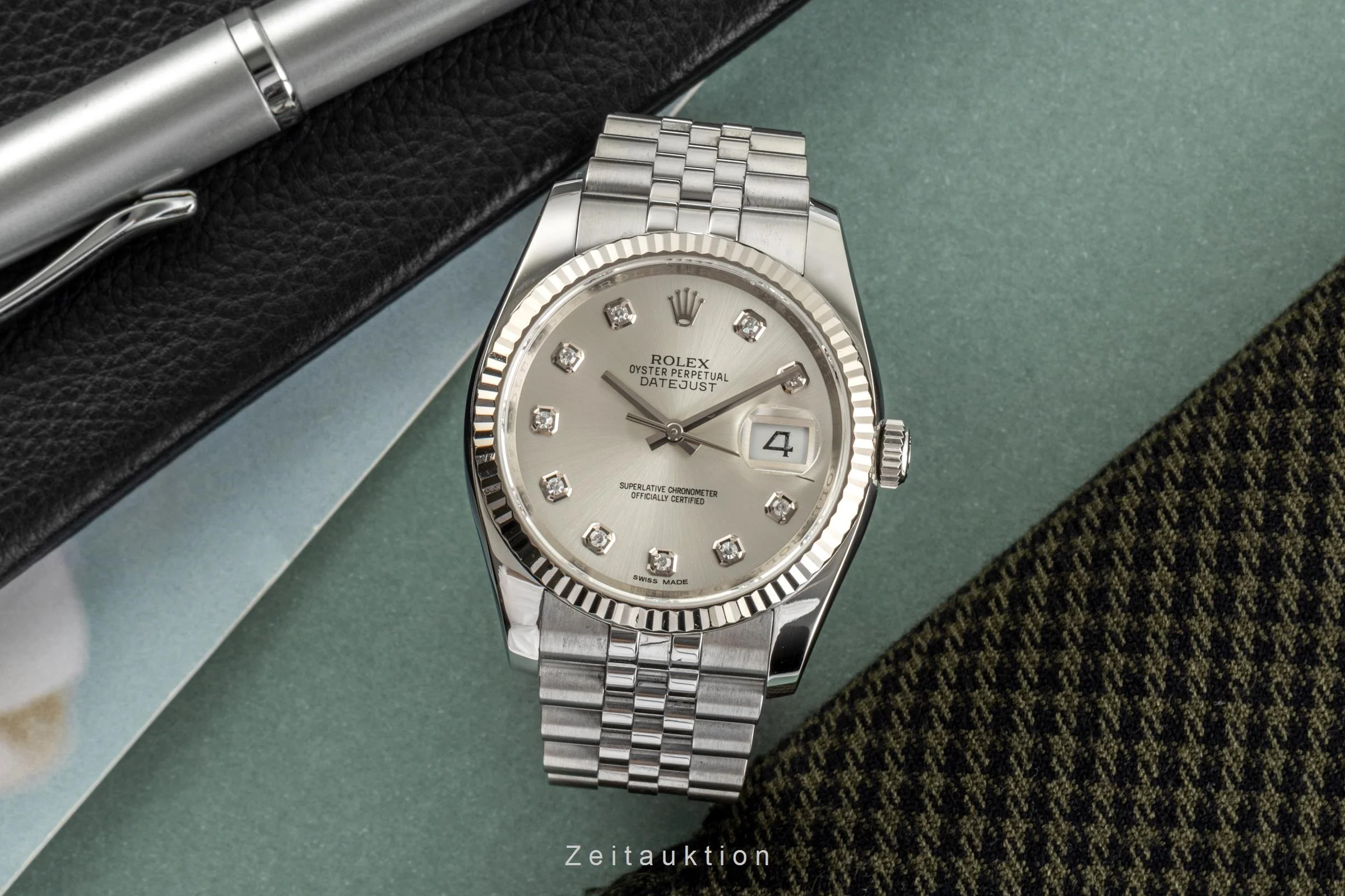 Rolex Datejust steel / white gold automatic men's watch 116234 LP: 10700EUR  [2305720] - Image 3
