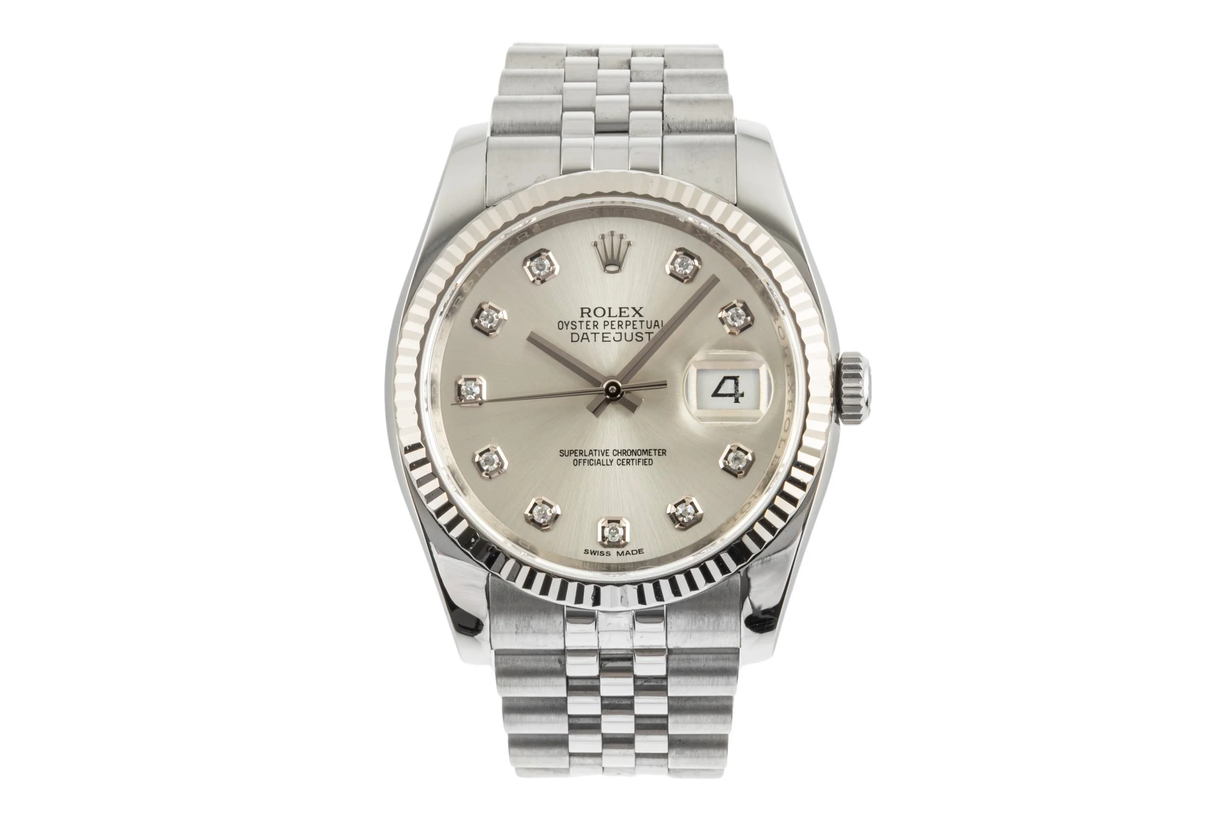 Rolex Datejust steel / white gold automatic men's watch 116234 LP: 10700EUR  [2305720] - Image 4
