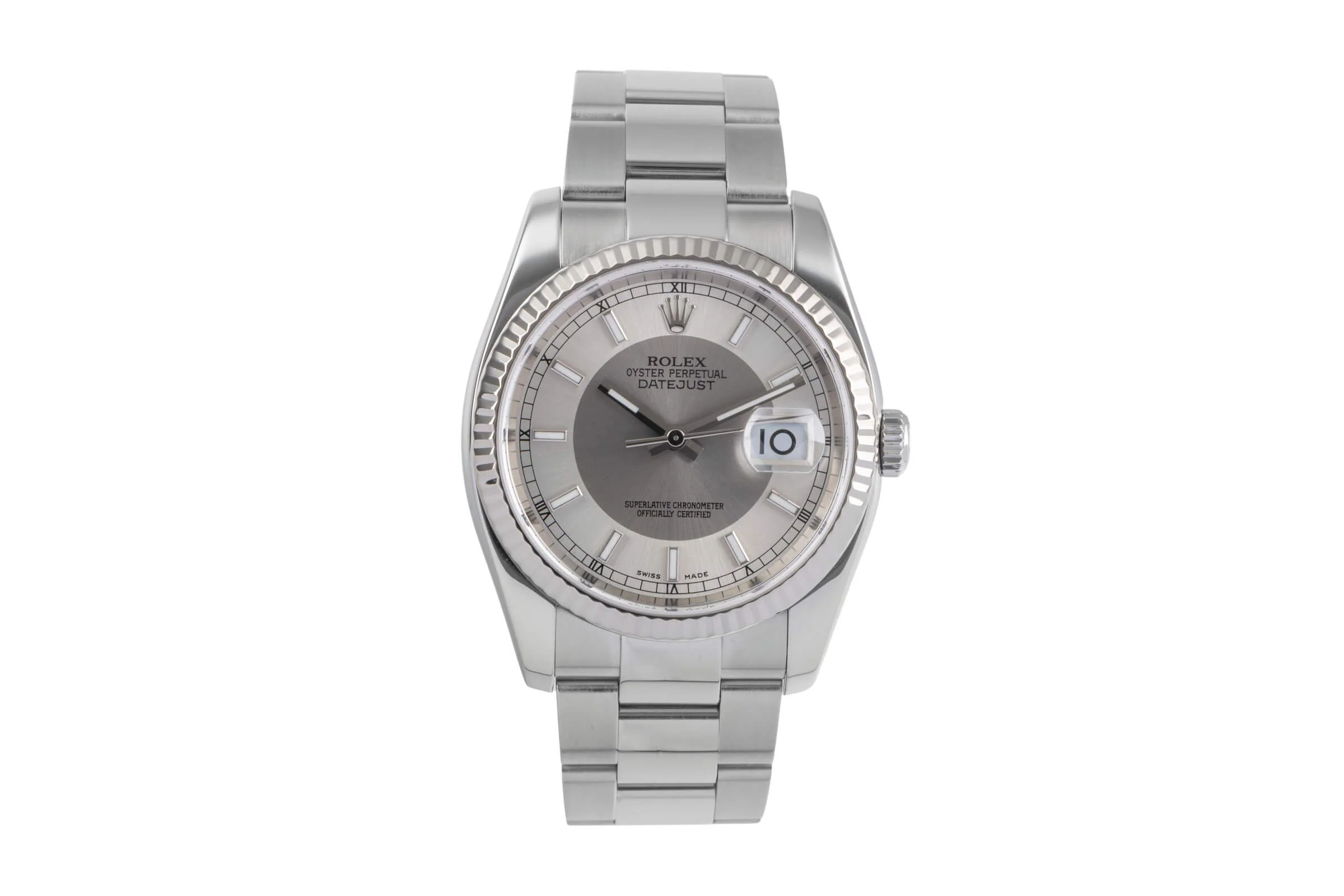 Rolex Datejust steel / white gold automatic men's watch 116234  [2406110] - Image 4