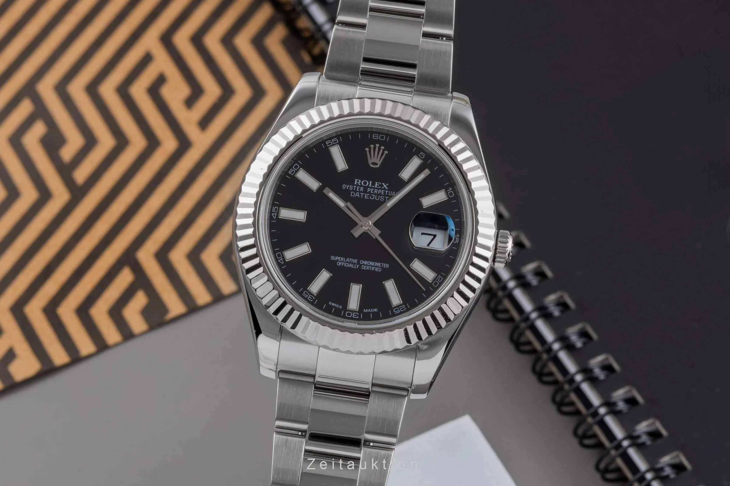 Rolex Datejust steel / white gold automatic men's watch 116334  [2502047] - Image 2