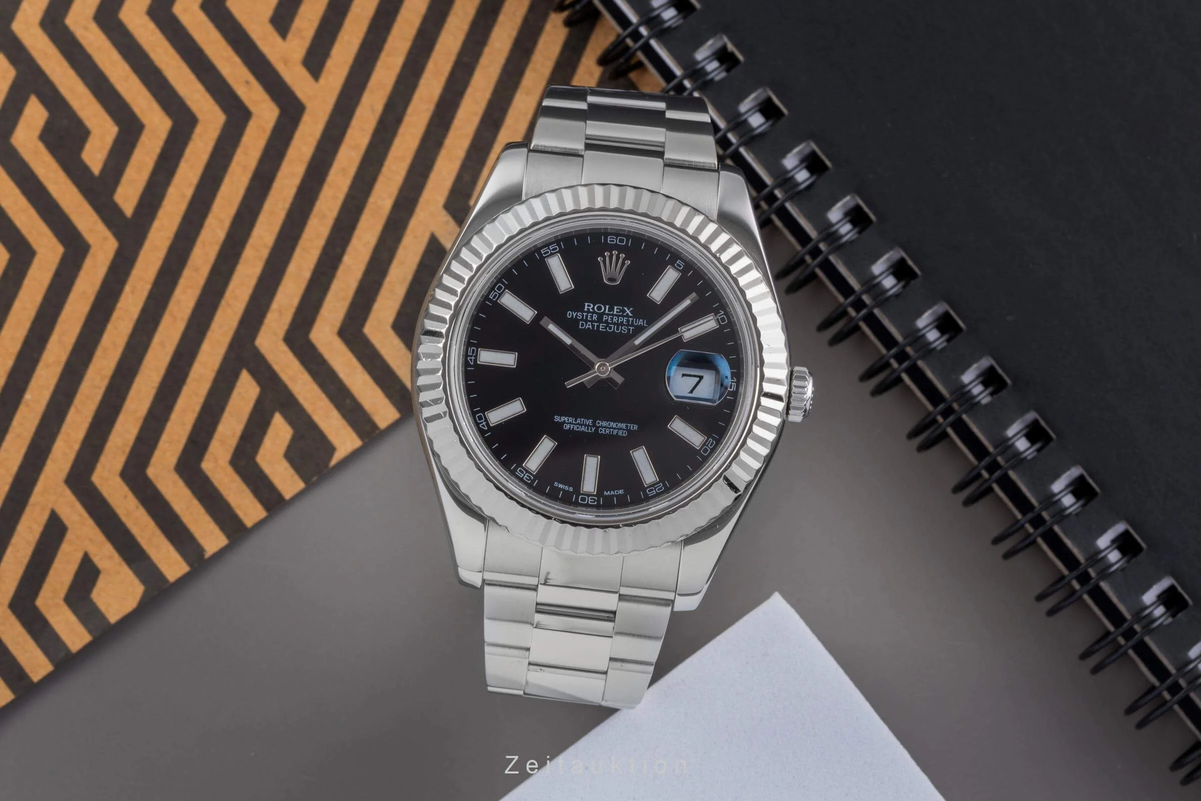 Rolex Datejust steel / white gold automatic men's watch 116334  [2502047] - Image 4