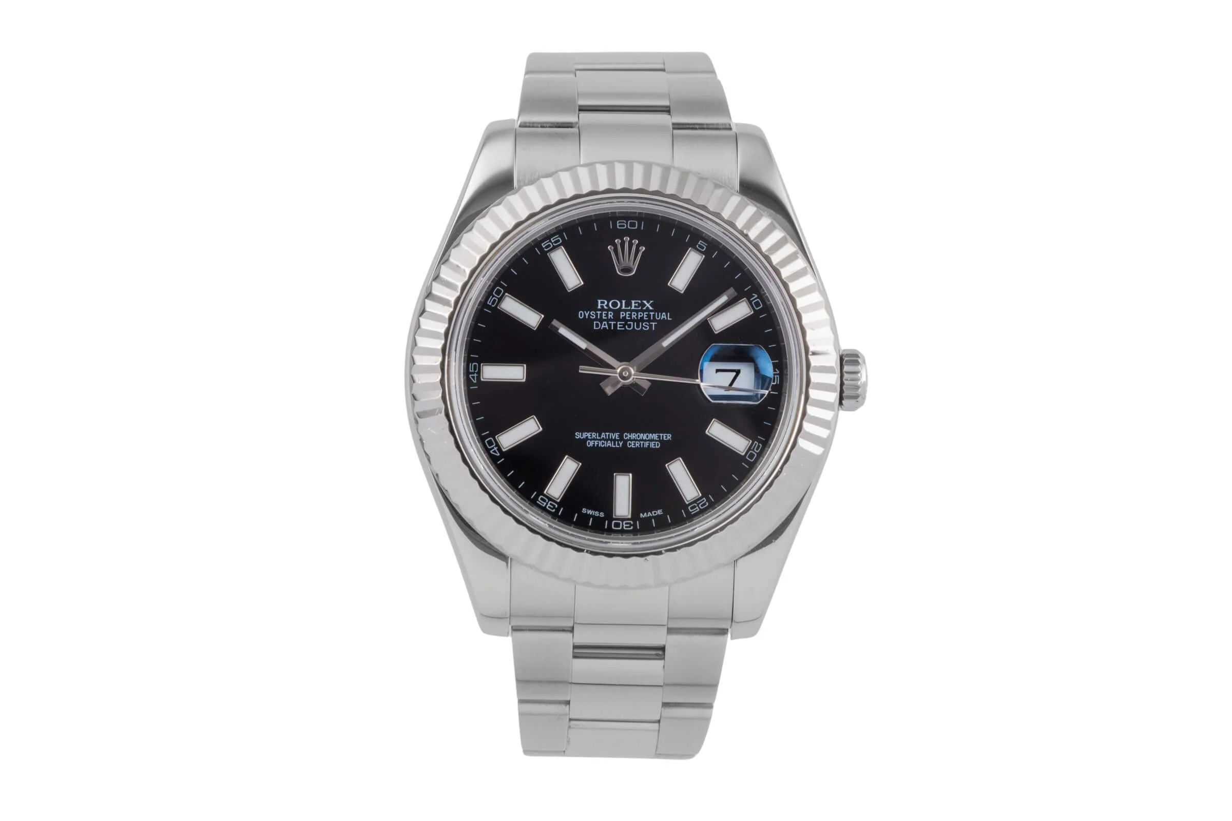 Rolex Datejust steel / white gold automatic men's watch 116334  [2502047] - Image 5