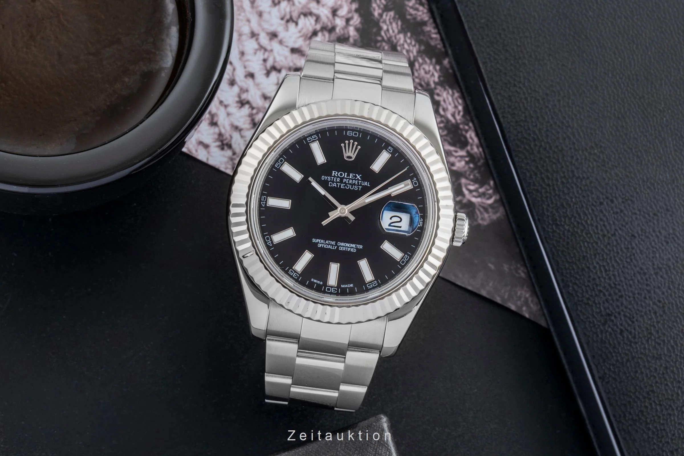 Rolex Datejust steel / white gold automatic men's watch 116334  [2506546] - Image 4