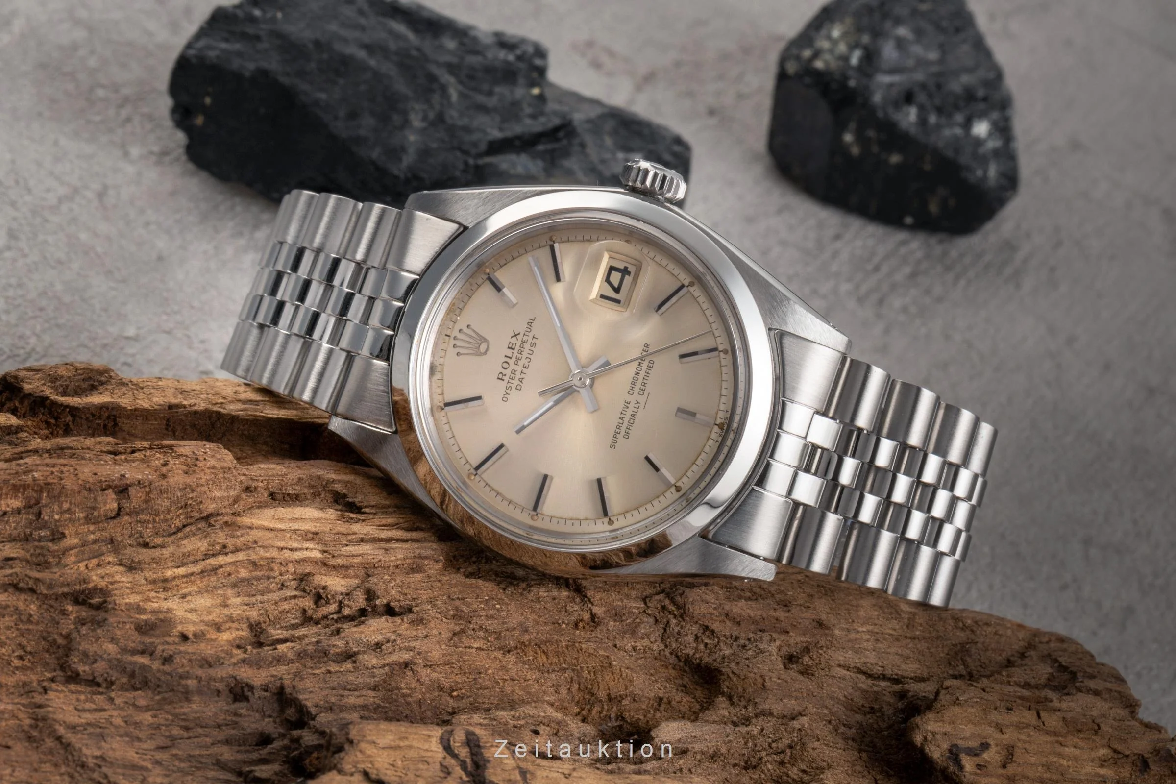 Rolex Datejust steel / white gold automatic men's watch 1600 Vintage  [2502611] - Image 3