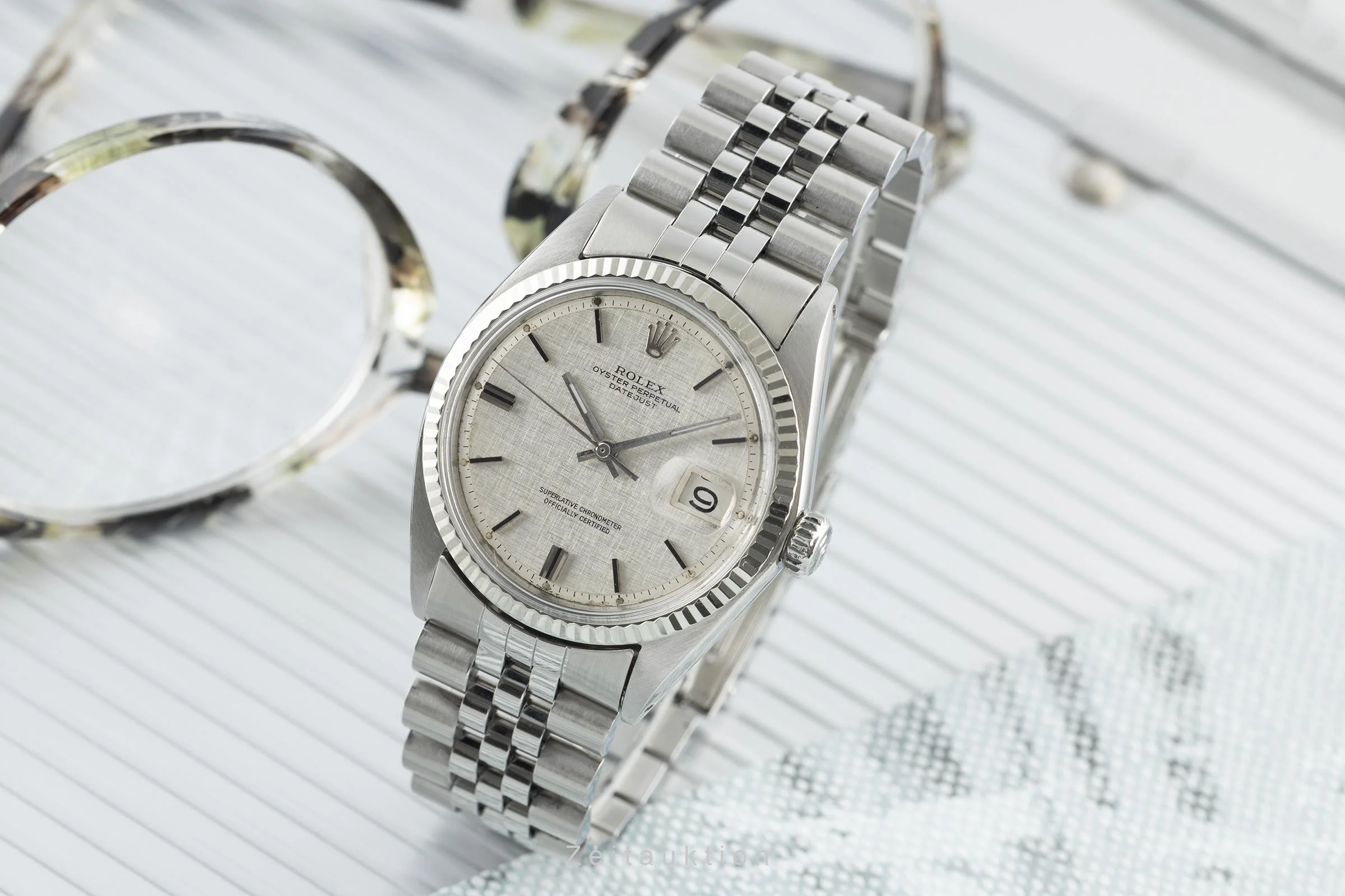 Rolex Datejust steel / white gold automatic men's watch 1601  [2110239] - Image 3