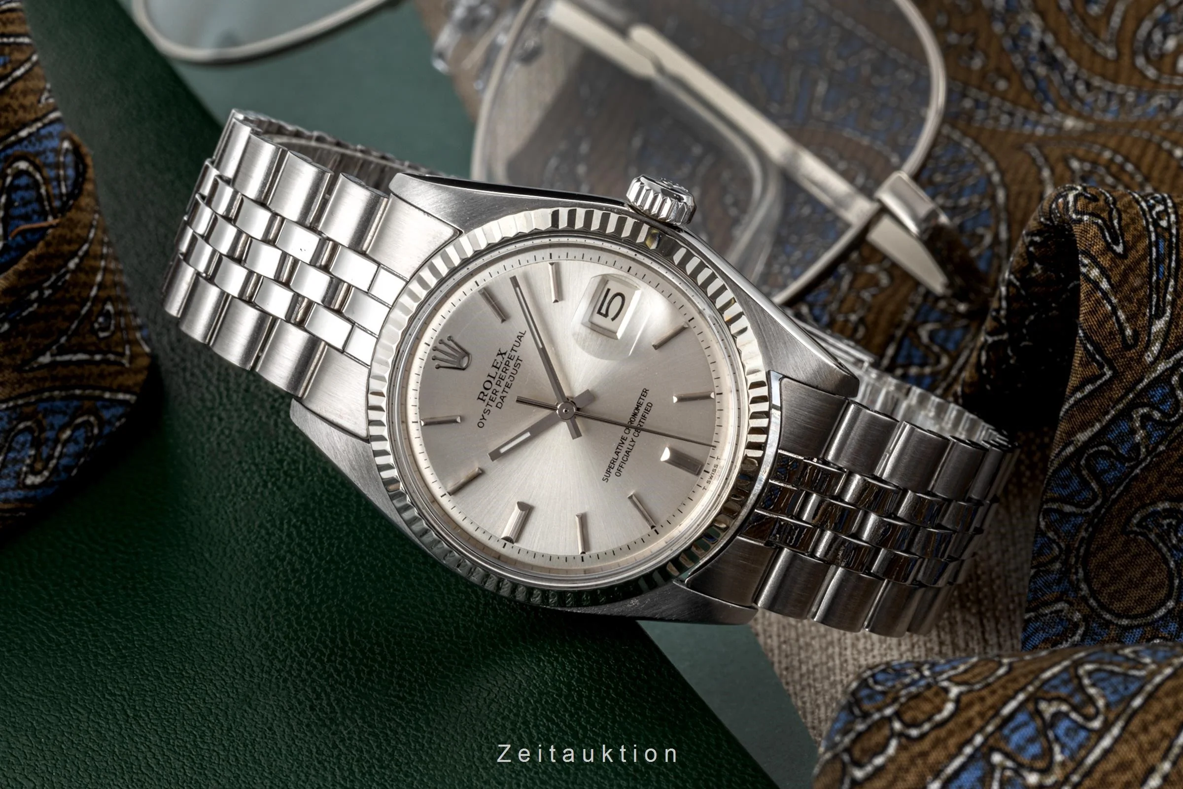 Rolex Datejust steel / white gold automatic men's watch 1601 LP: 8750EUR  [2301540] - Image 2