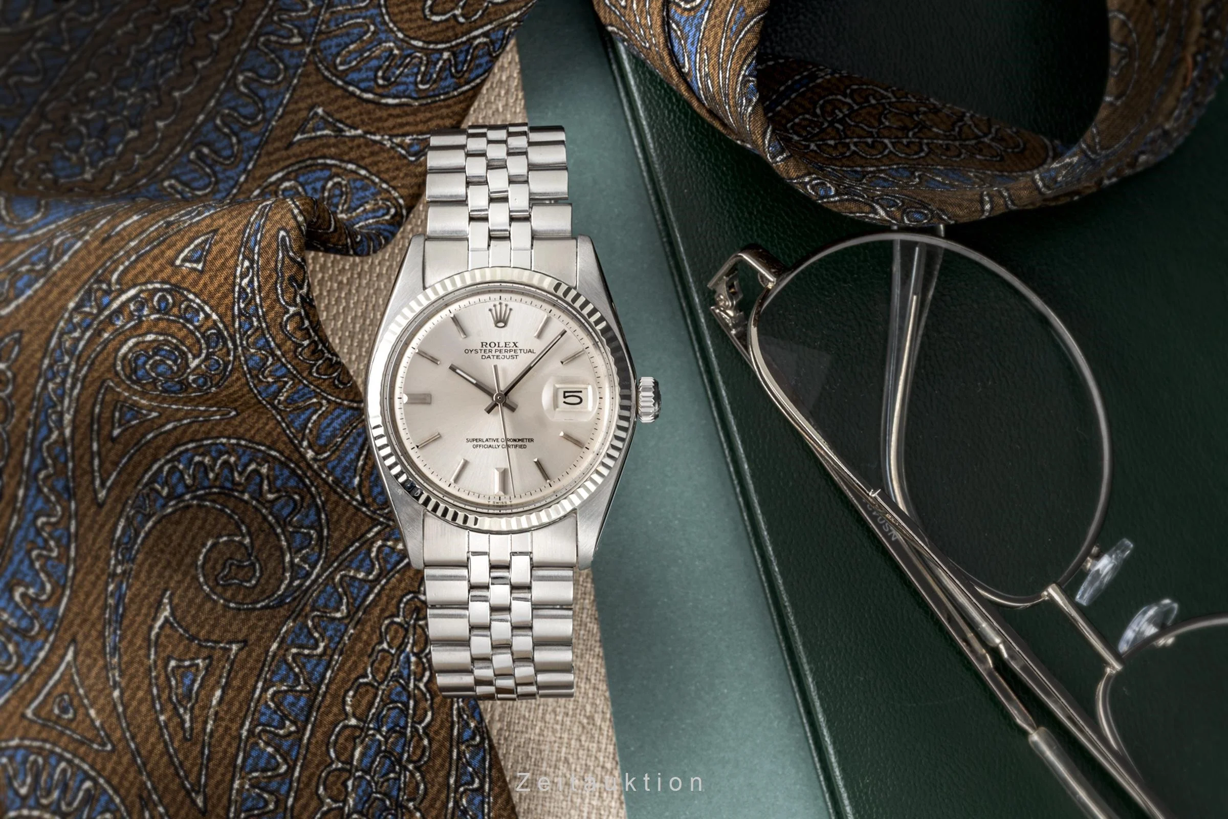 Rolex Datejust steel / white gold automatic men's watch 1601 LP: 8750EUR  [2301540] - Image 3