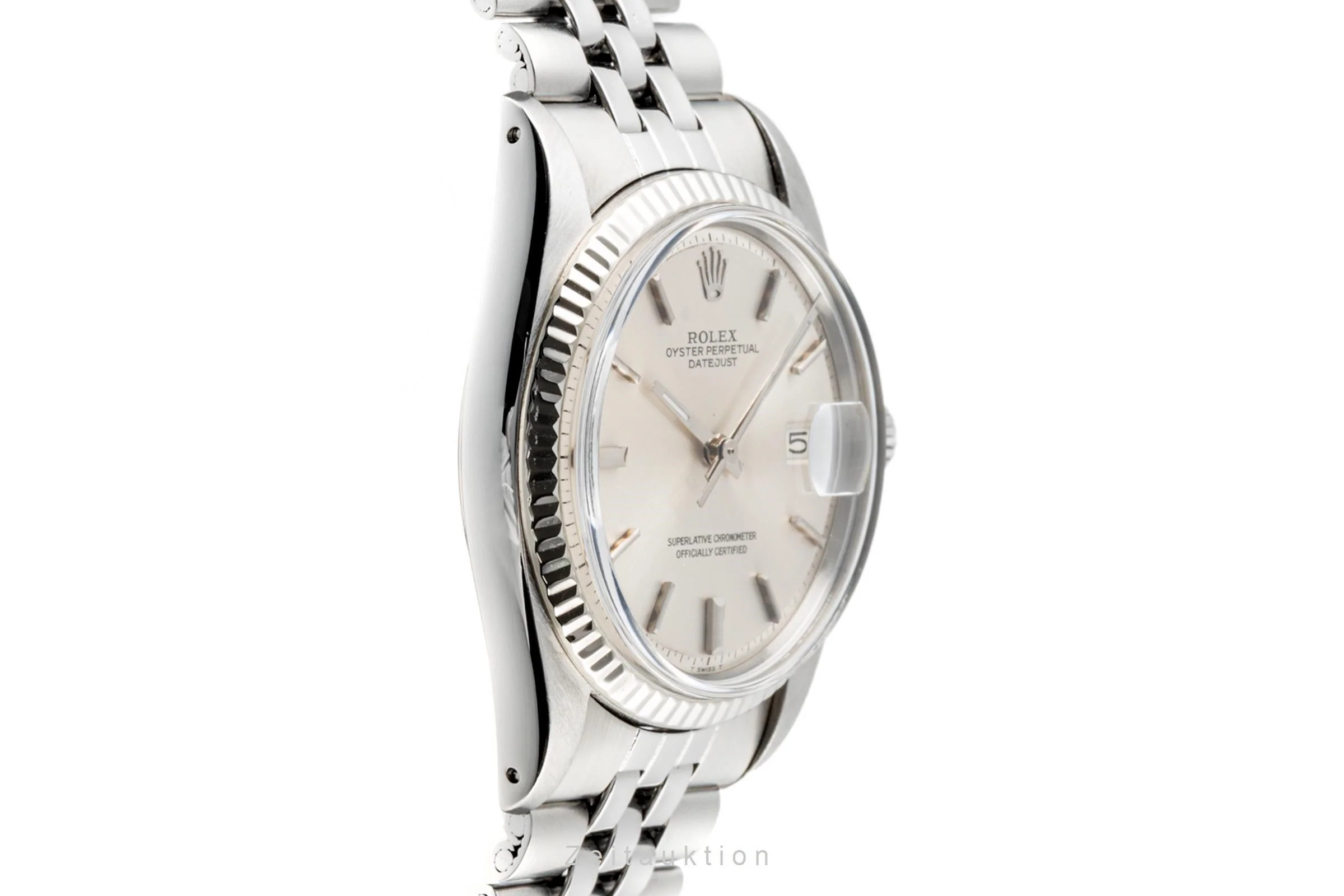 Rolex Datejust steel / white gold automatic men's watch 1601 LP: 8750EUR  [2301540] - Image 7