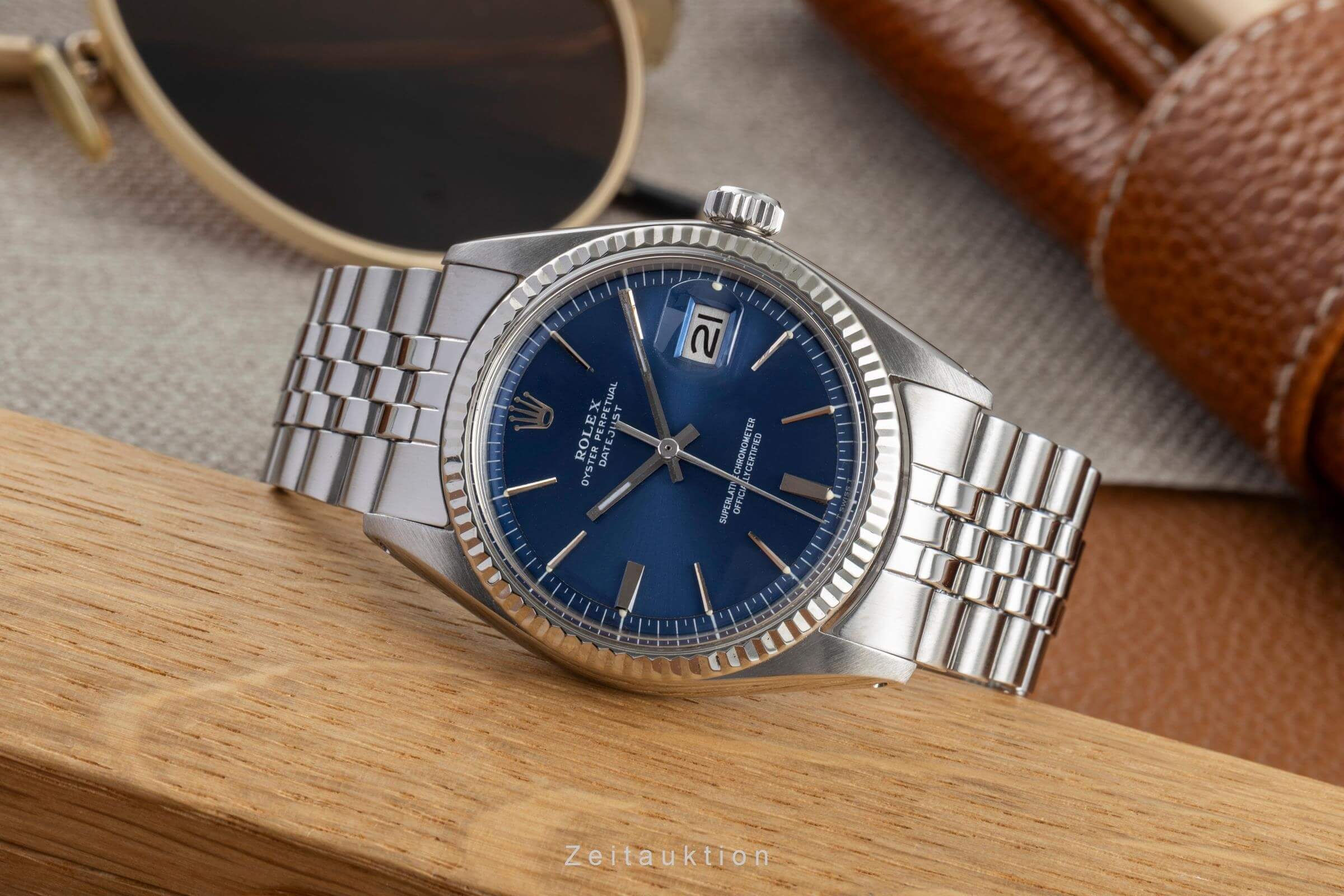 Rolex Datejust steel / white gold automatic men's watch 1601  [2501955] - Image 3