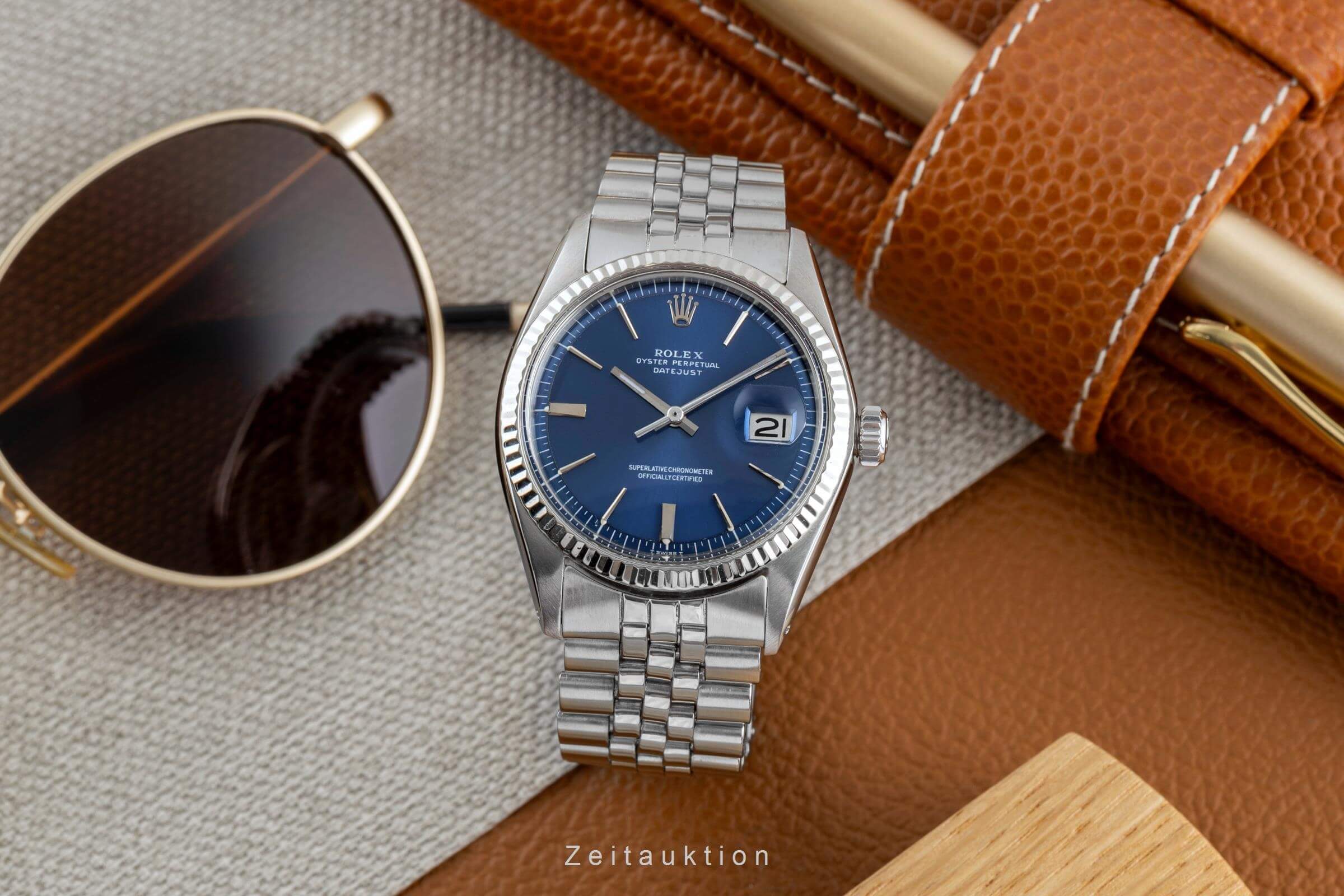 Rolex Datejust steel / white gold automatic men's watch 1601  [2501955] - Image 4
