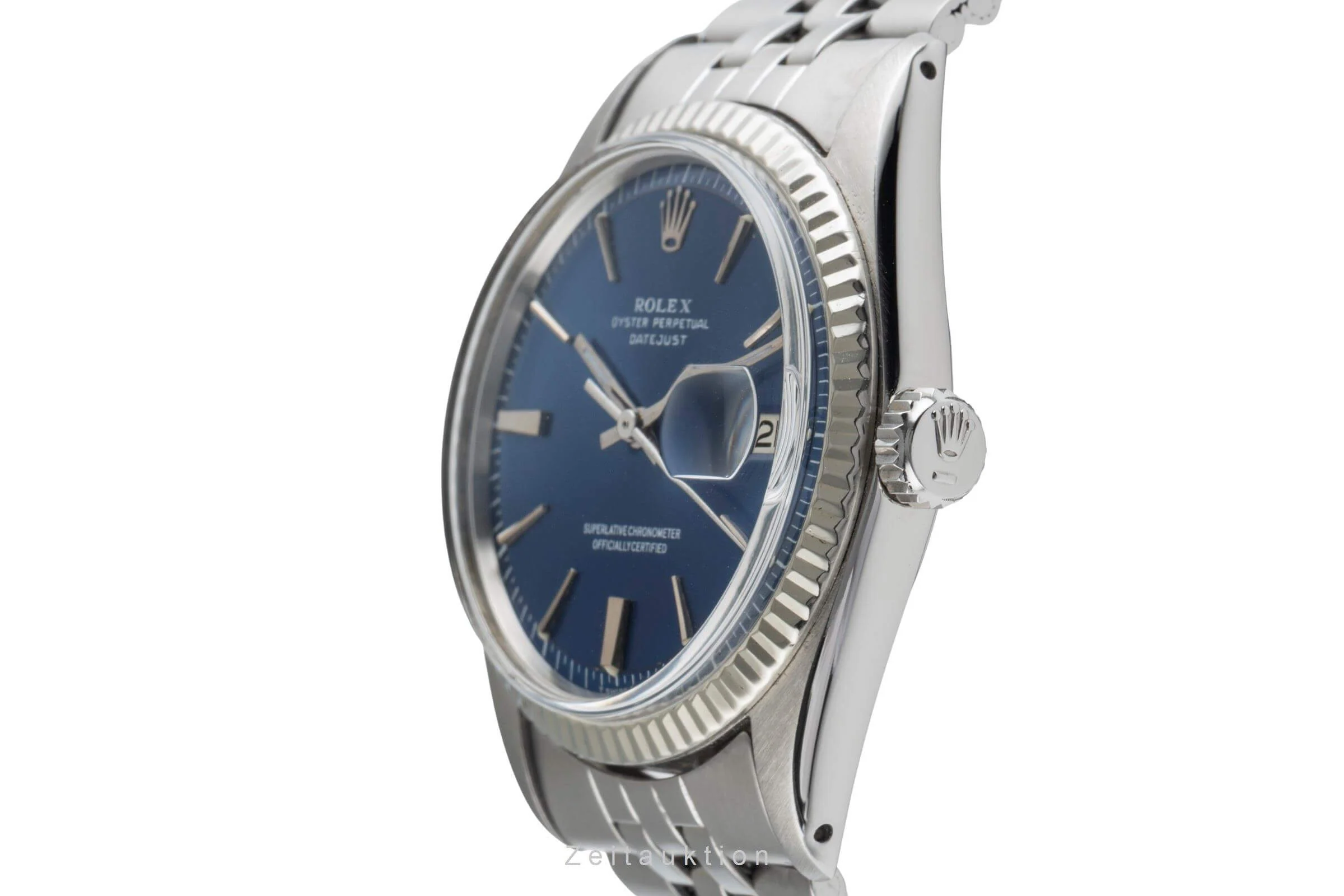 Rolex Datejust steel / white gold automatic men's watch 1601  [2501955] - Image 7