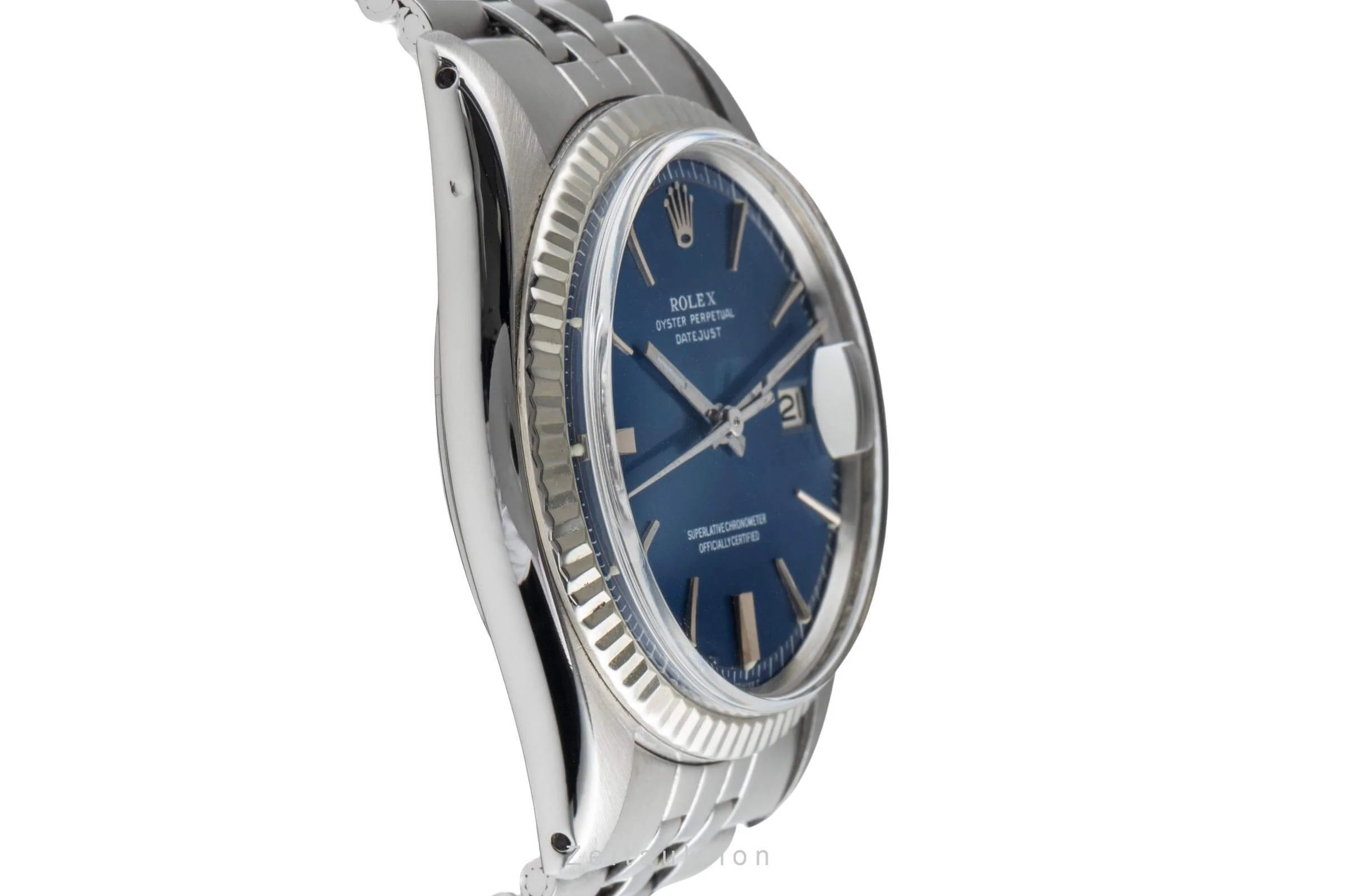 Rolex Datejust steel / white gold automatic men's watch 1601  [2501955] - Image 8