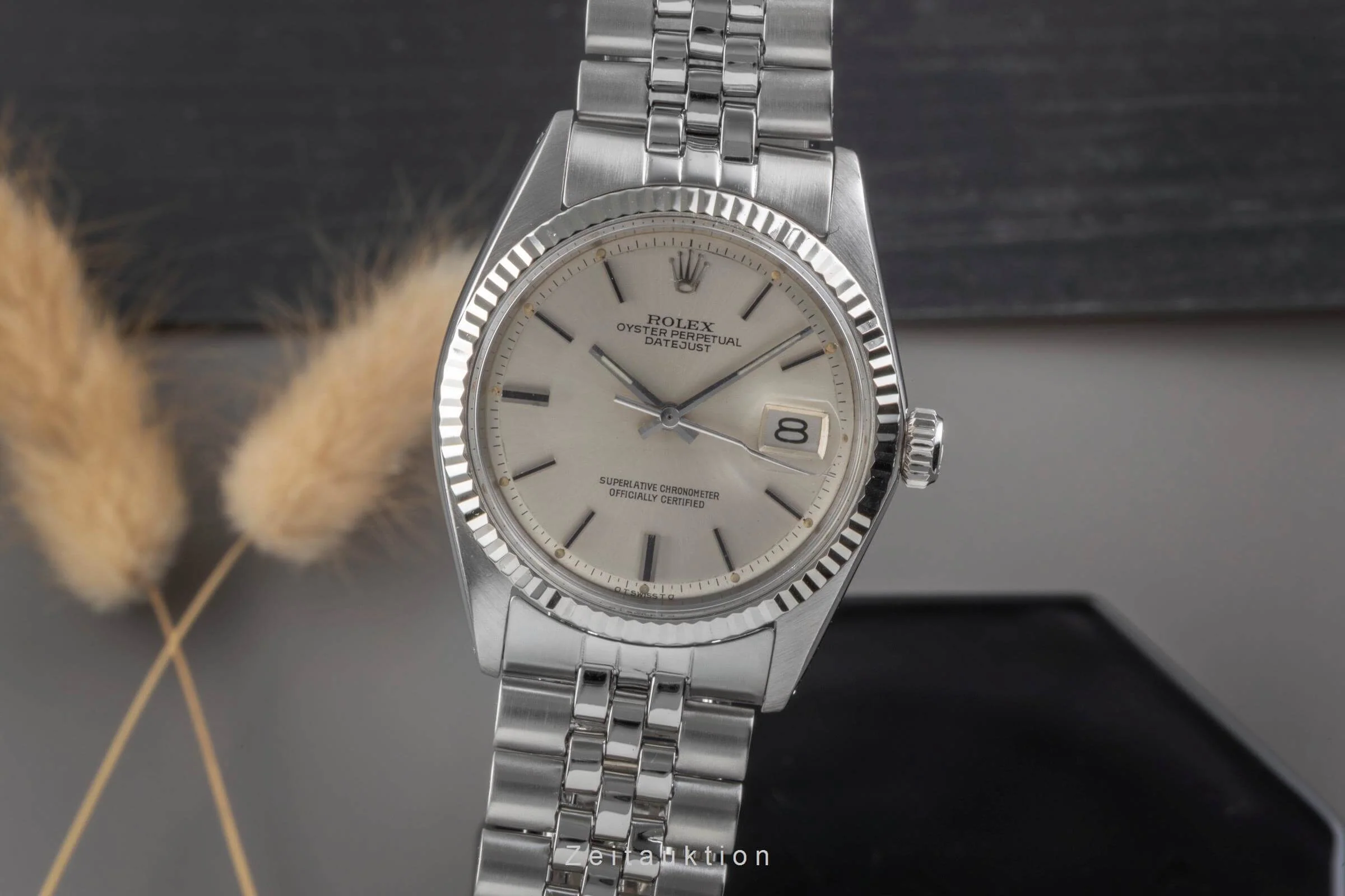 Rolex Datejust steel / white gold automatic men's watch 1601  [2502043] - Image 2