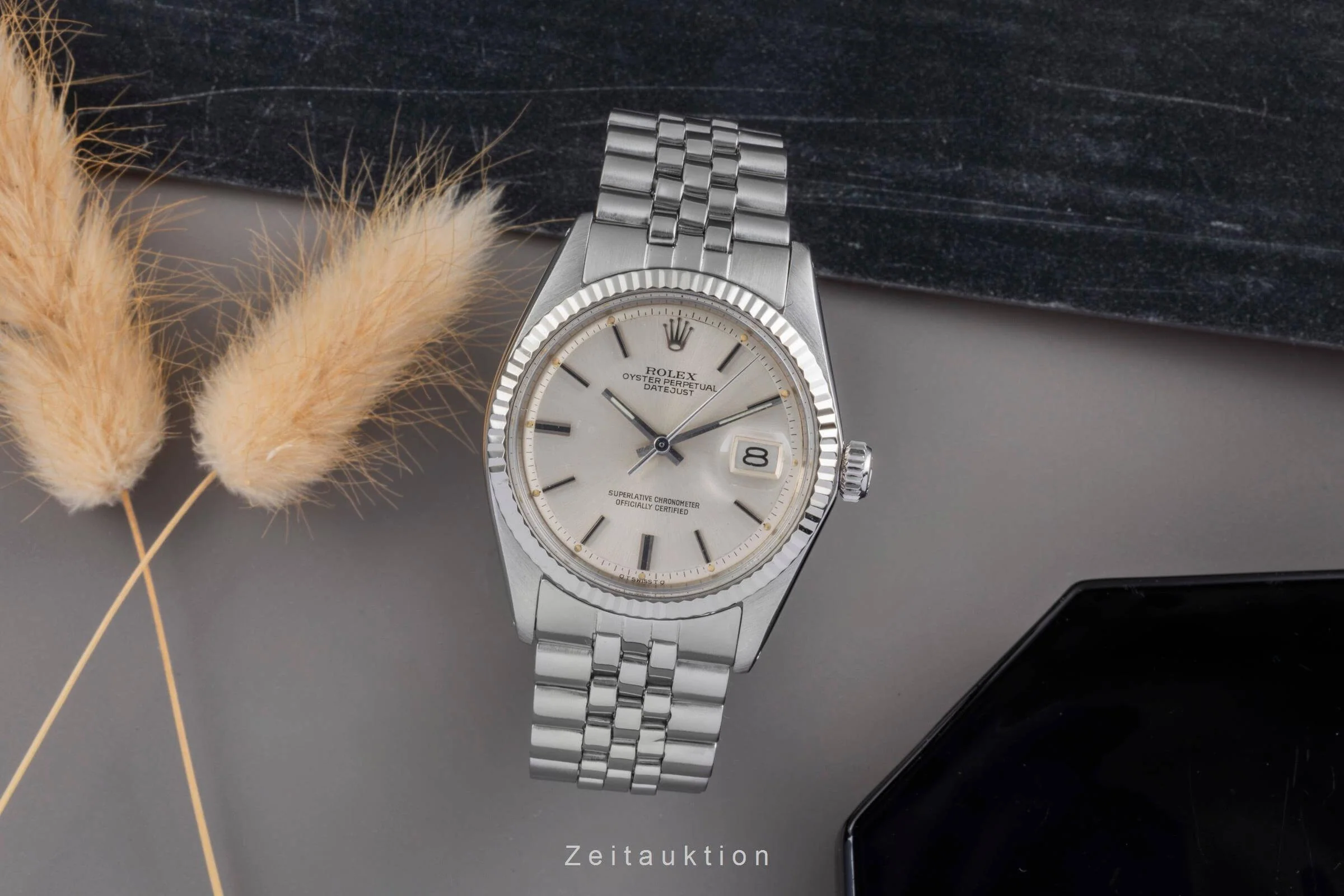 Rolex Datejust steel / white gold automatic men's watch 1601  [2502043] - Image 4
