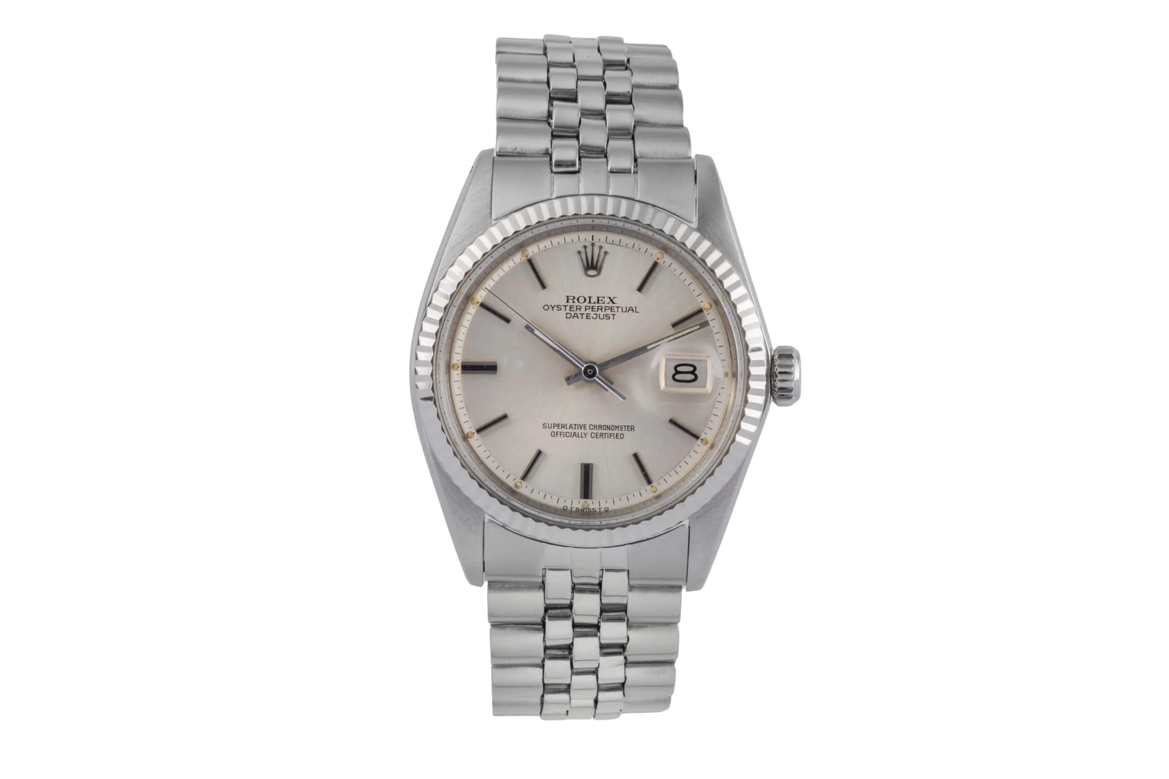 Rolex Datejust steel / white gold automatic men's watch 1601  [2502043] - Image 5