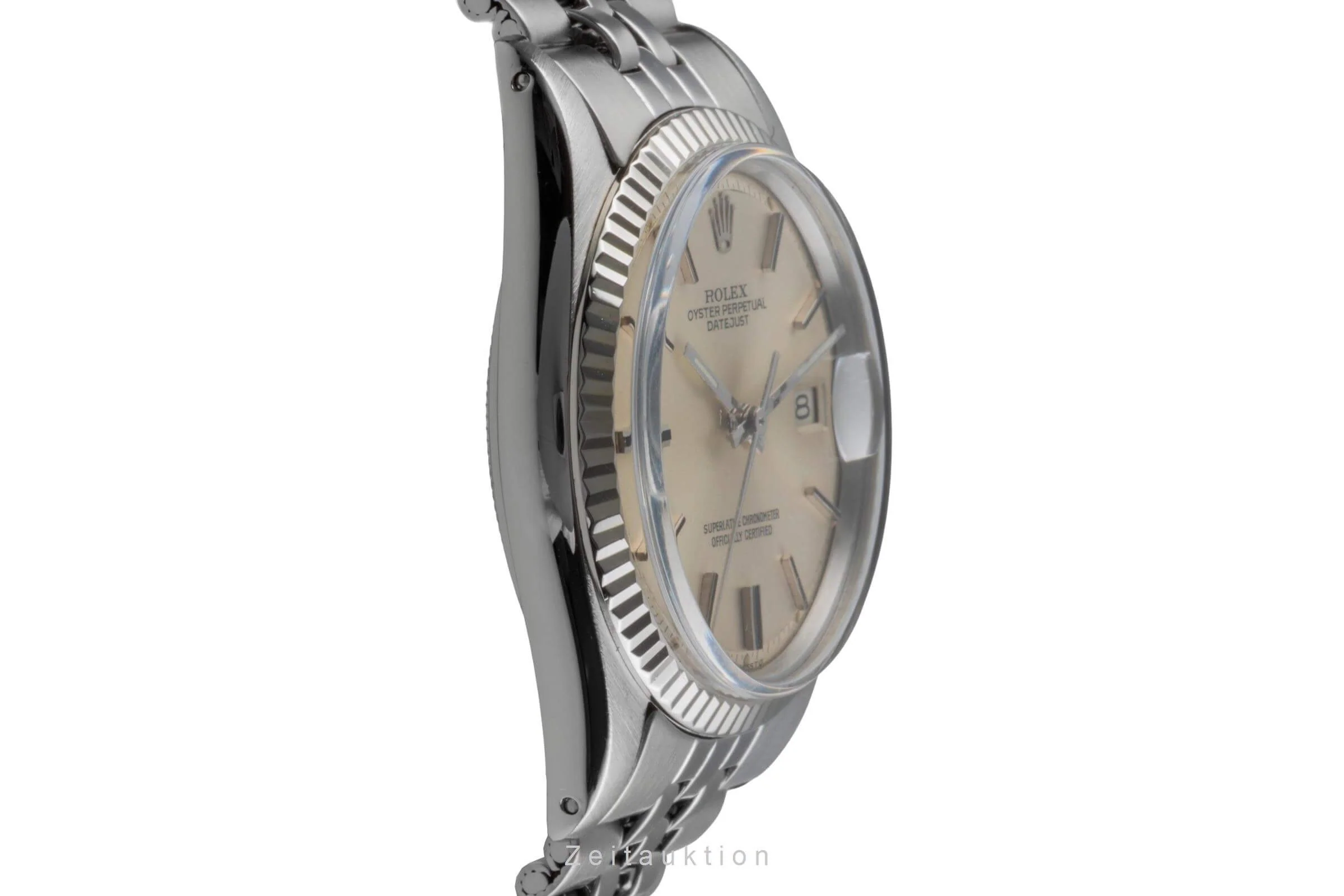 Rolex Datejust steel / white gold automatic men's watch 1601  [2502043] - Image 8
