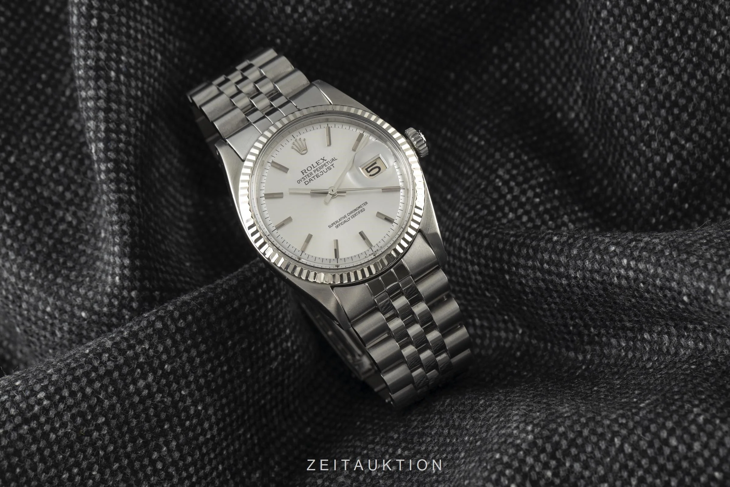 Rolex Datejust steel / white gold automatic men's watch 1601 Vintage  [2105191] - Image 3