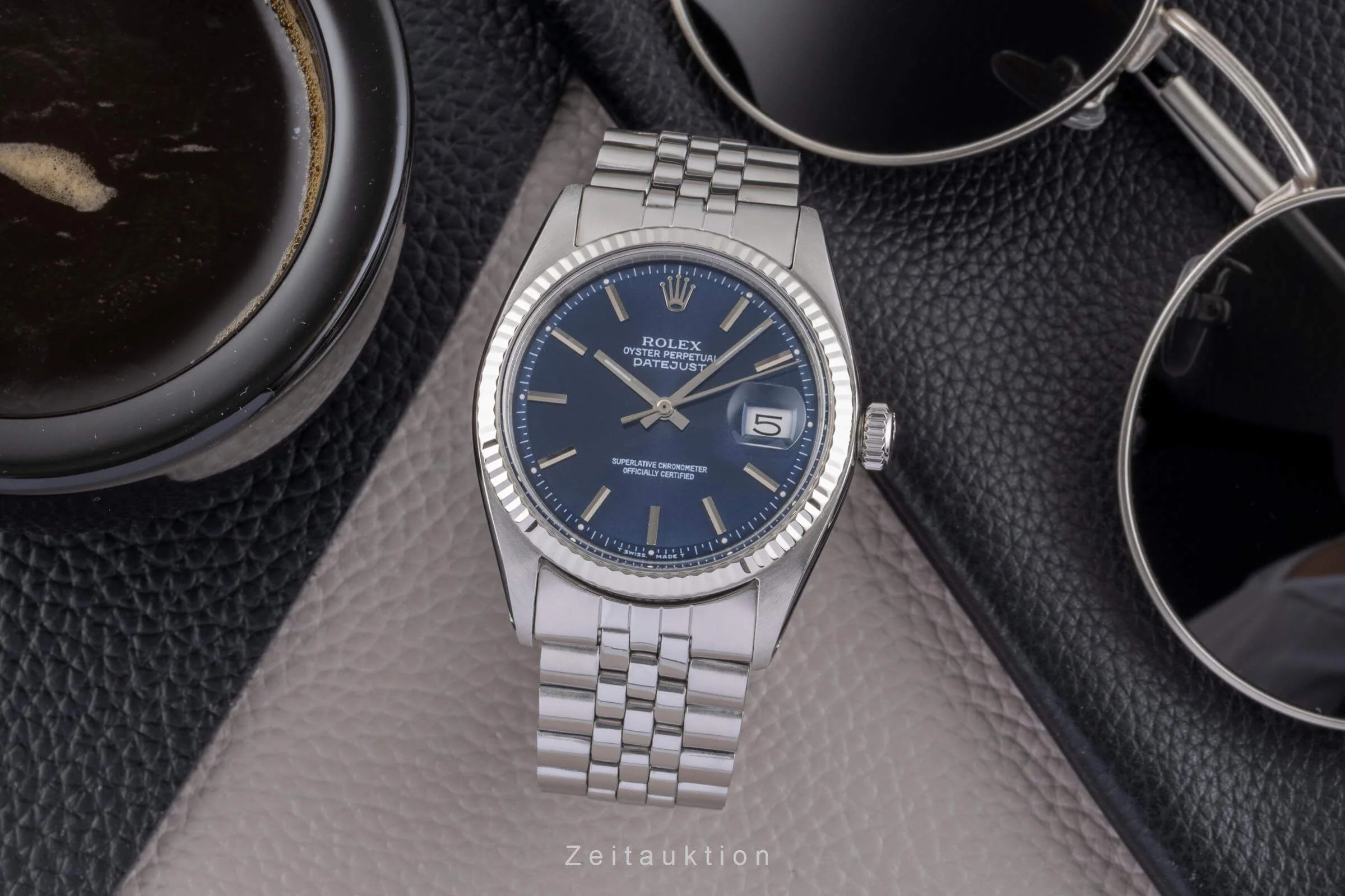 Rolex Datejust steel / white gold automatic men's watch 1601 Vintage  [2500407] - Image 4