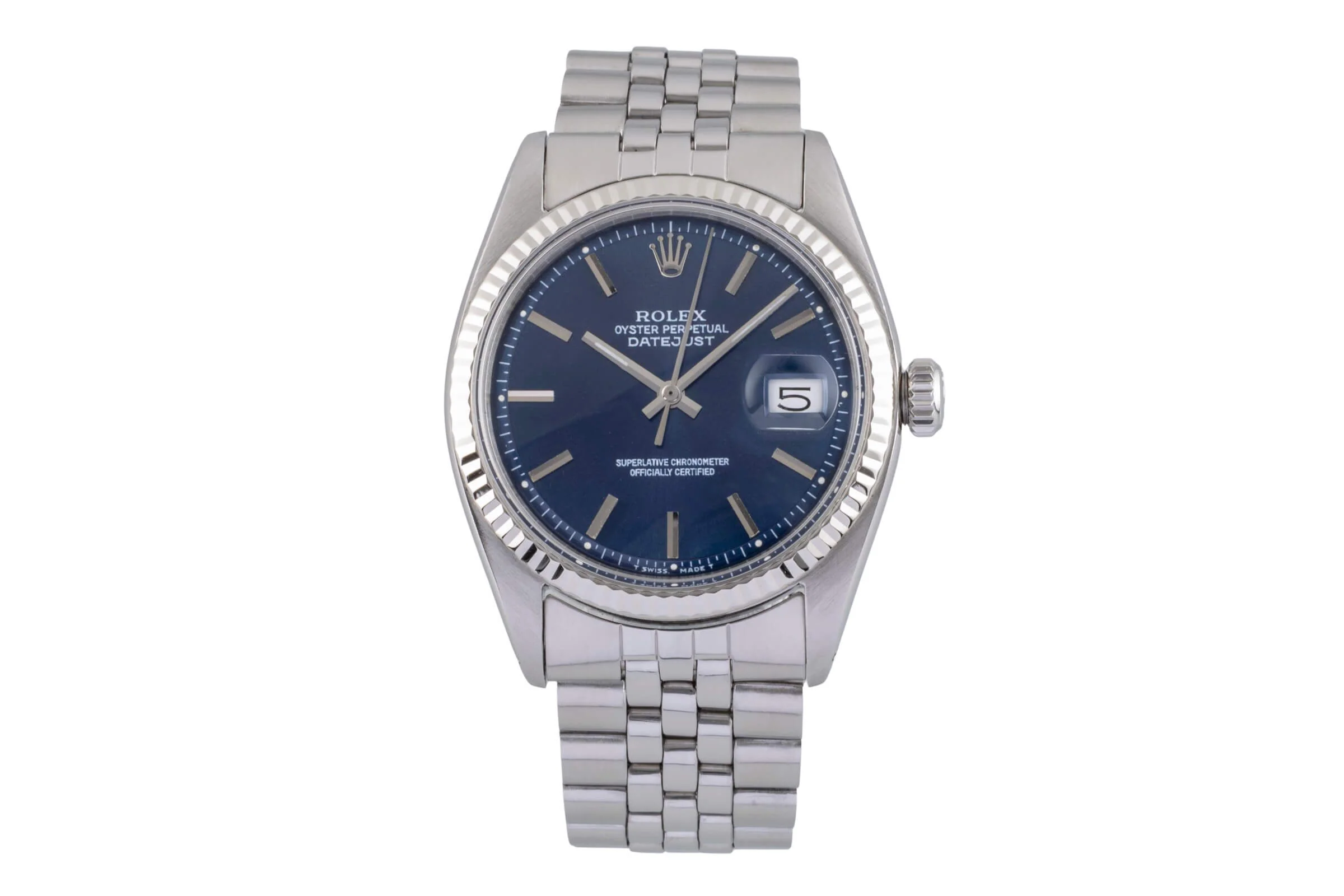Rolex Datejust steel / white gold automatic men's watch 1601 Vintage  [2500407] - Image 5