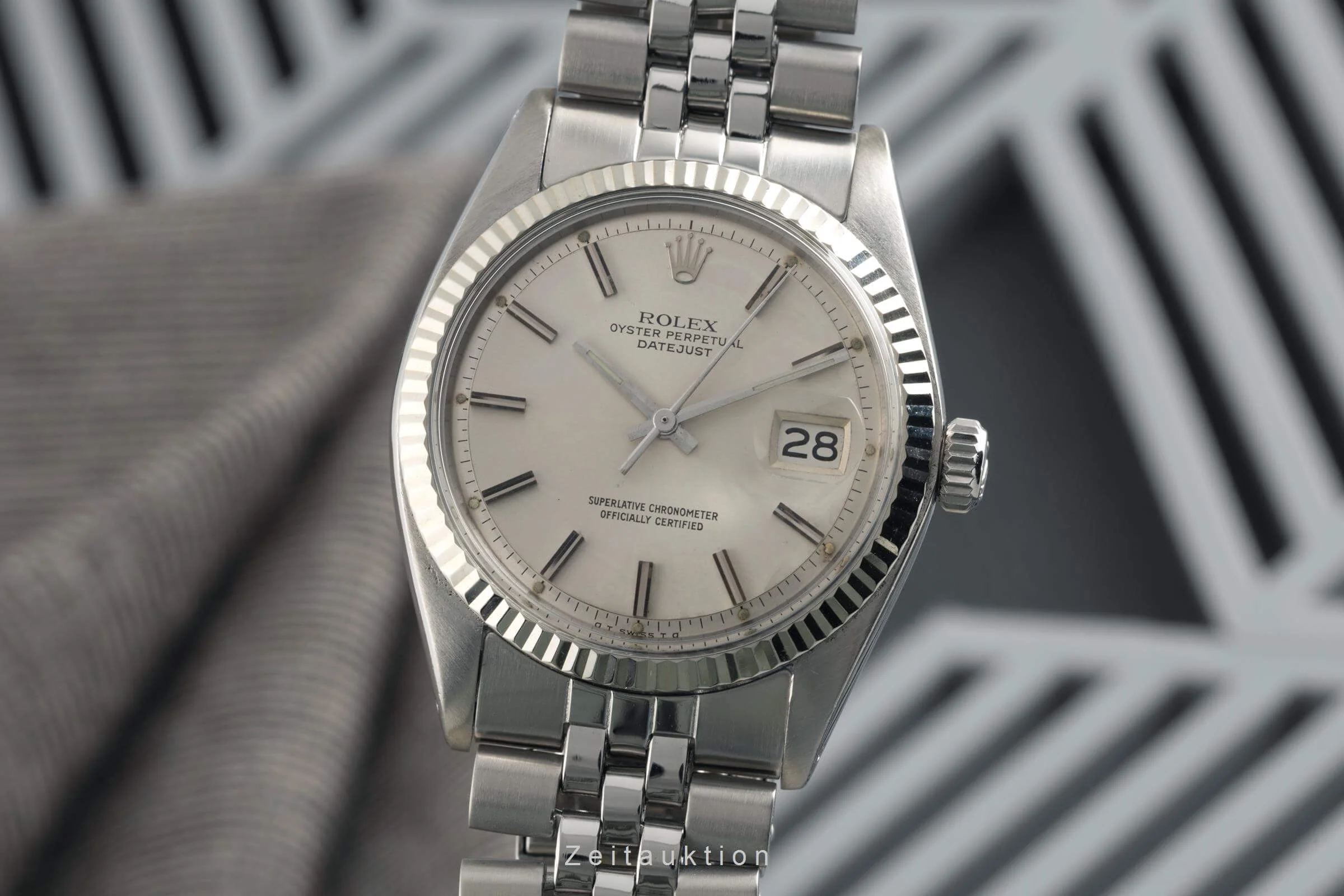 Rolex Datejust steel / white gold automatic men's watch 1601 Vintage  [2500900] - Image 2