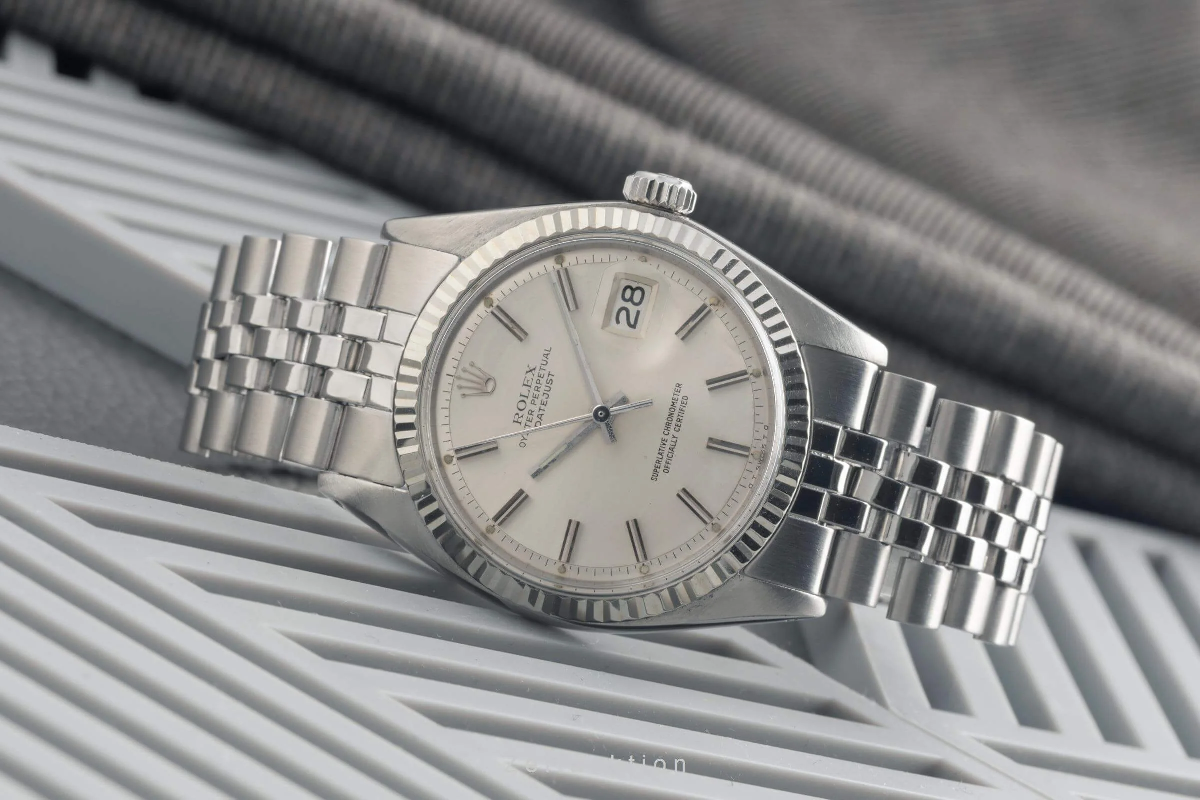 Rolex Datejust steel / white gold automatic men's watch 1601 Vintage  [2500900] - Image 3