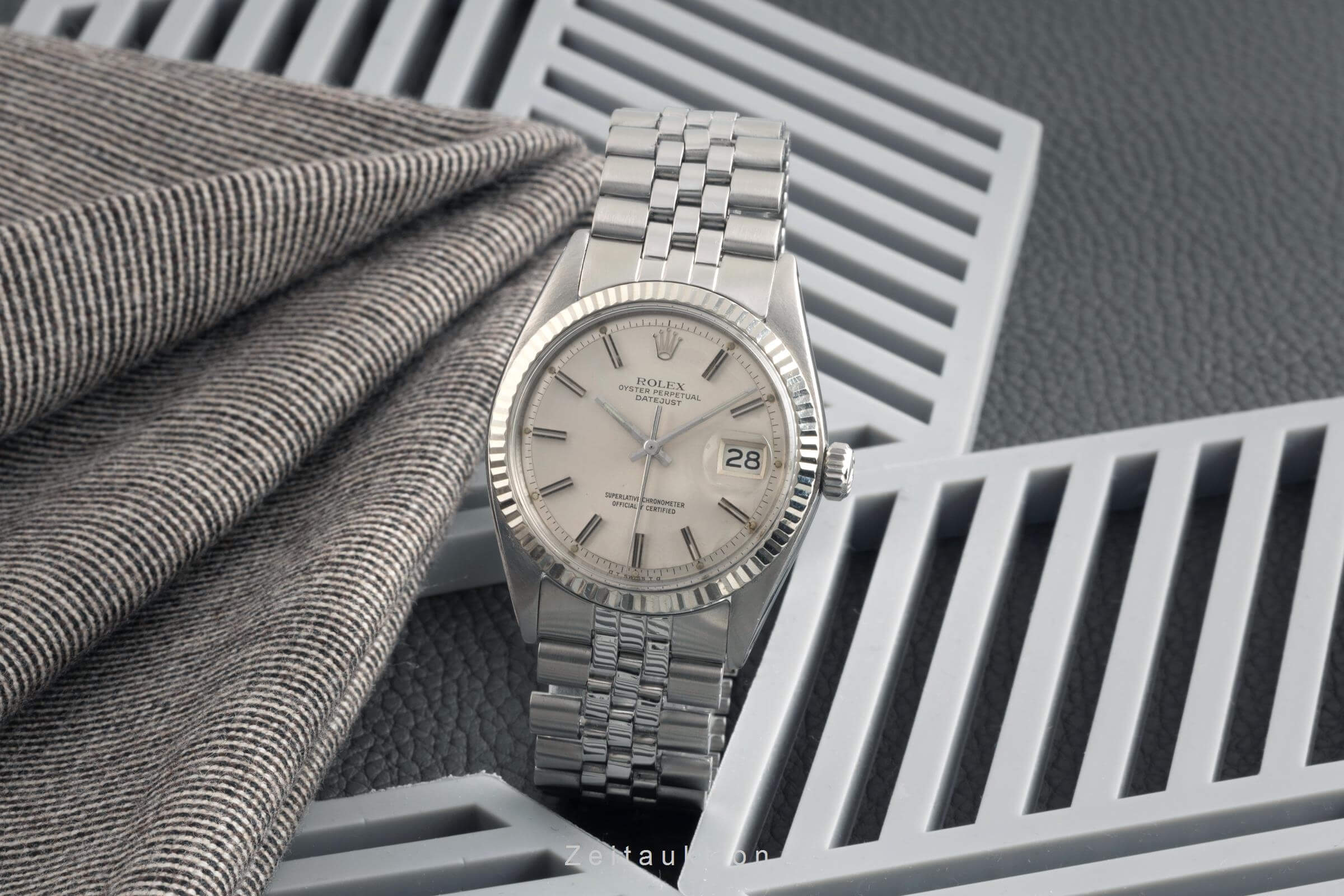 Rolex Datejust steel / white gold automatic men's watch 1601 Vintage  [2500900] - Image 4