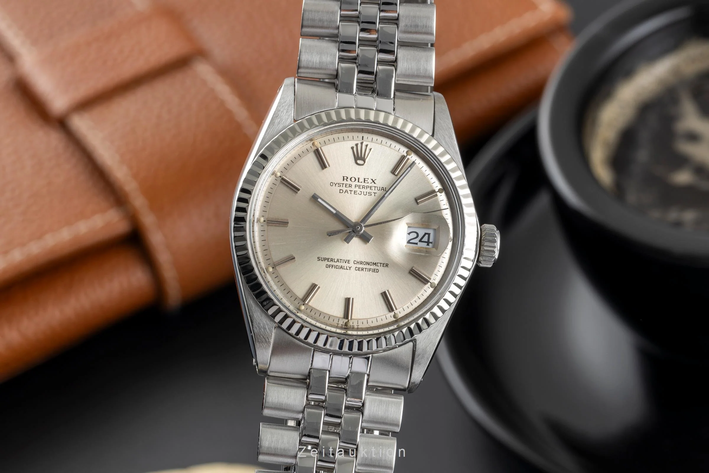 Rolex Datejust steel / white gold automatic men's watch 1601 Vintage  [2502189] - Image 2
