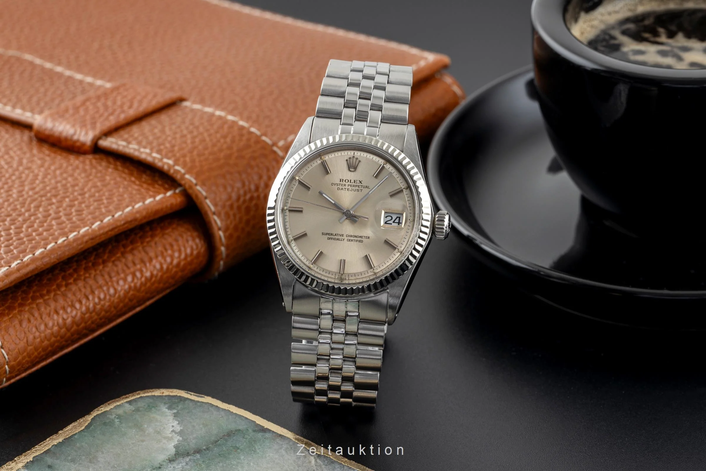 Rolex Datejust steel / white gold automatic men's watch 1601 Vintage  [2502189] - Image 4