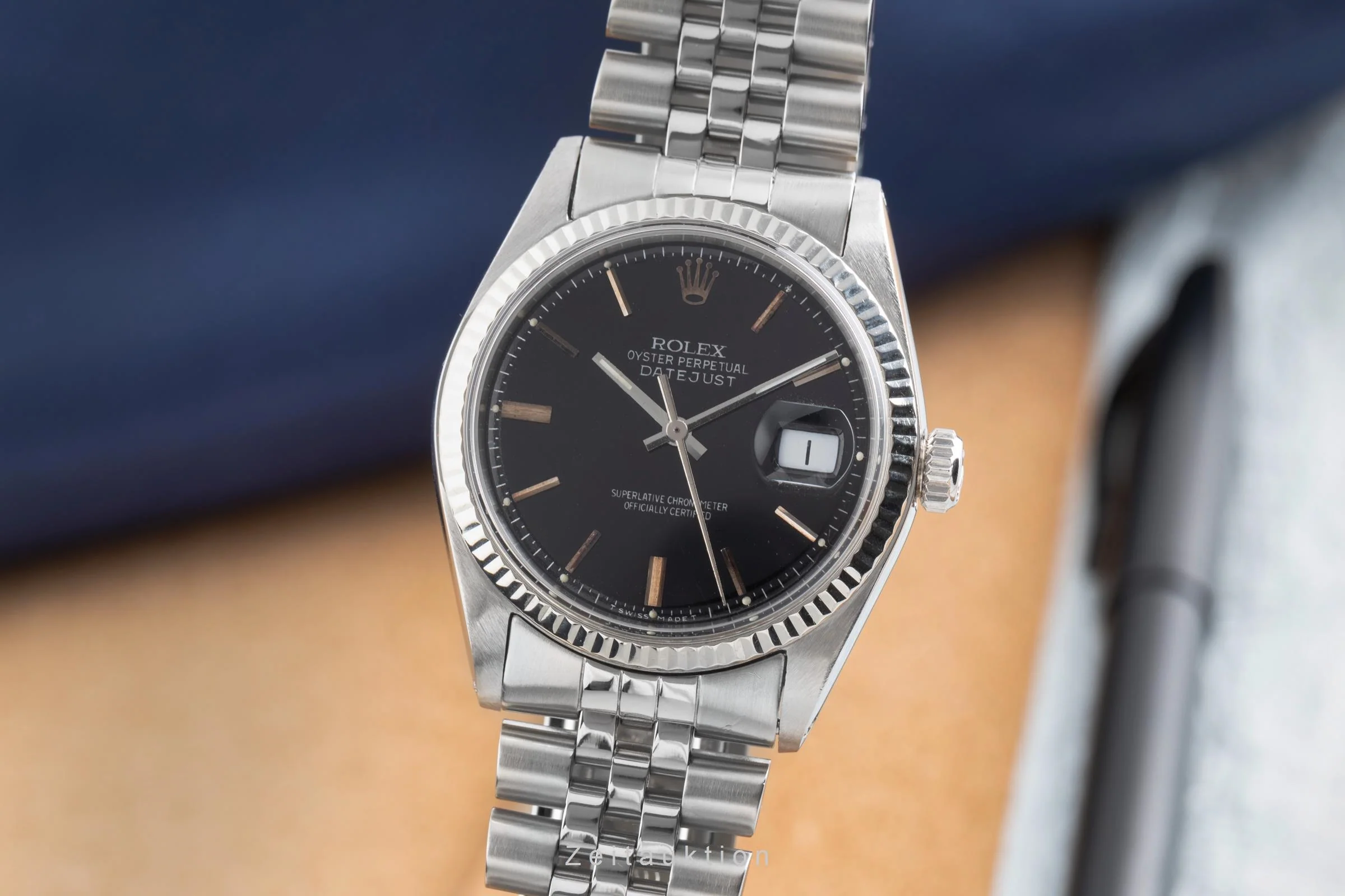 Rolex Datejust steel / white gold automatic men's watch 1601 Vintage  [2502307] - Image 2