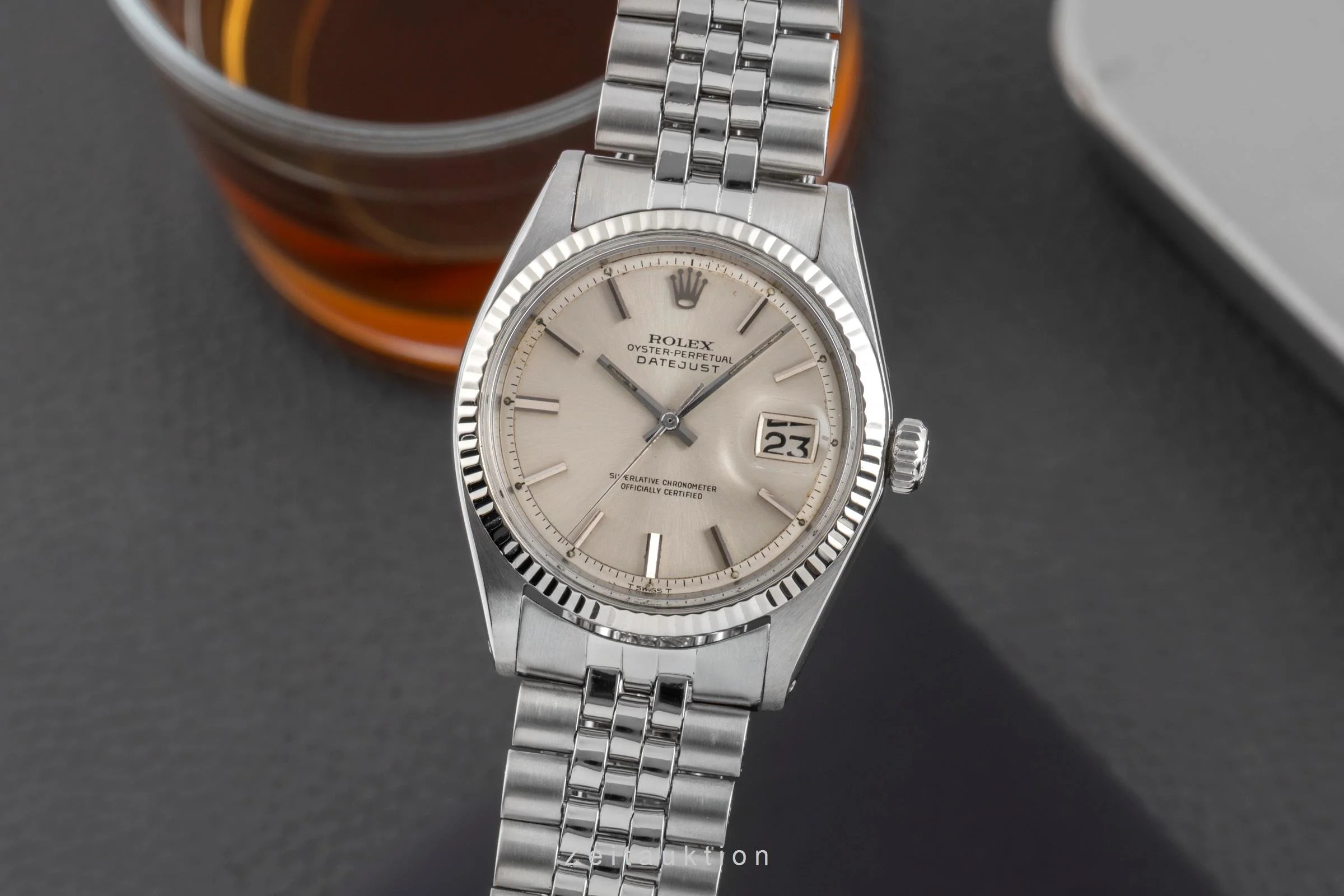 Rolex Datejust steel / white gold automatic men's watch 1601 Vintage  [2502313] - Image 2
