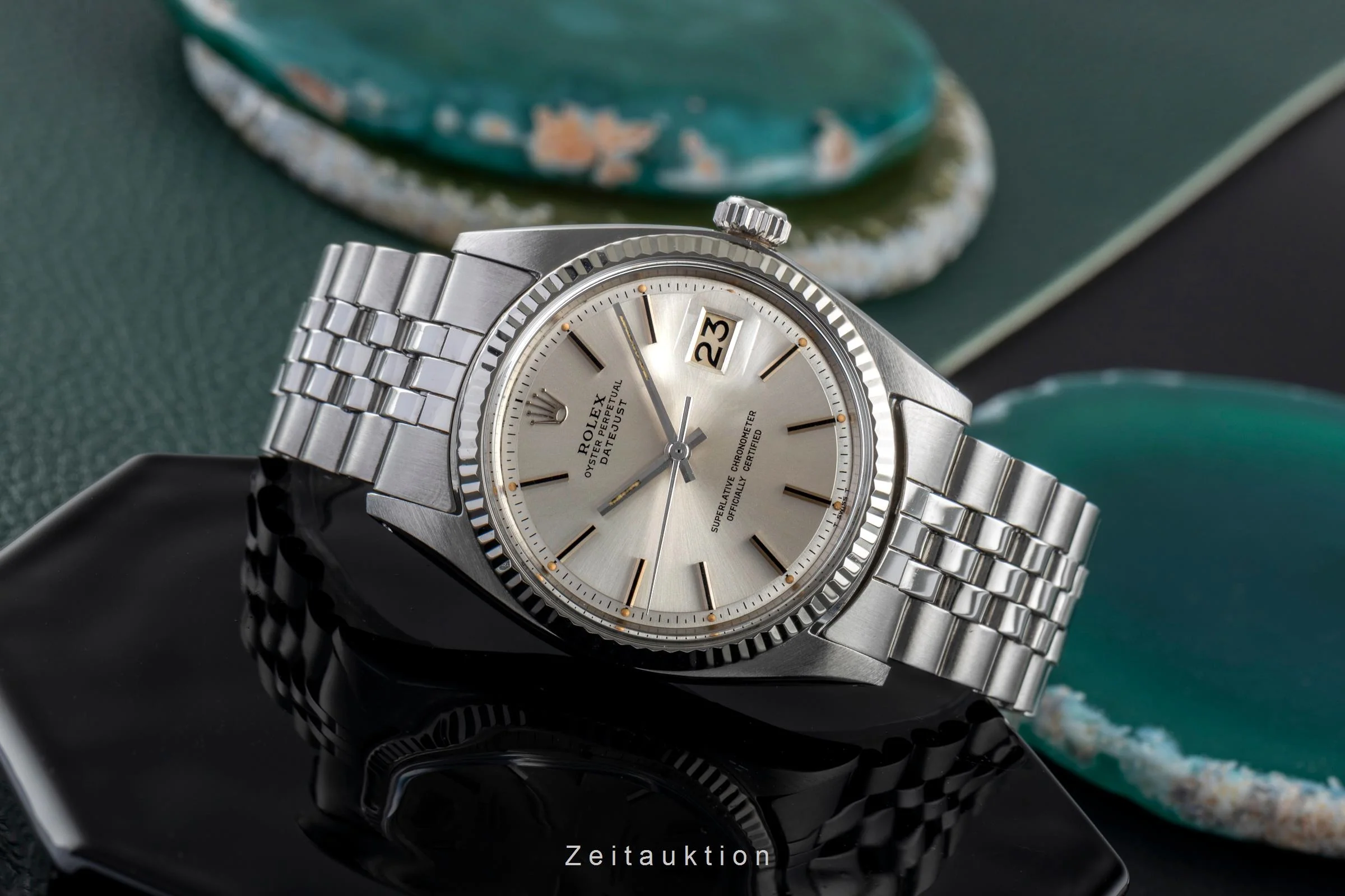 Rolex Datejust steel / white gold automatic men's watch 1601 Vintage  [2502610] - Image 3