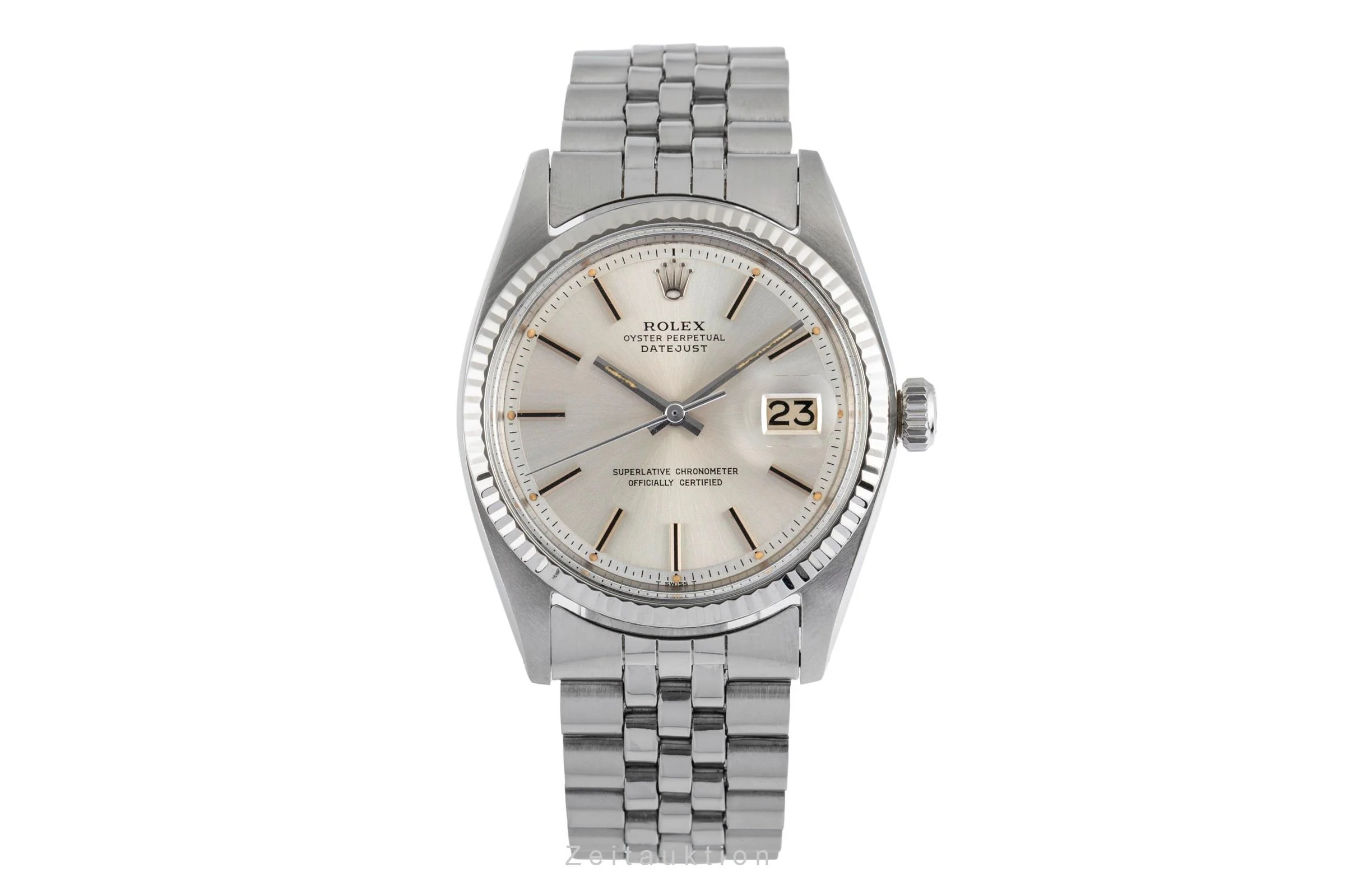 Rolex Datejust steel / white gold automatic men's watch 1601 Vintage  [2502610] - Image 5