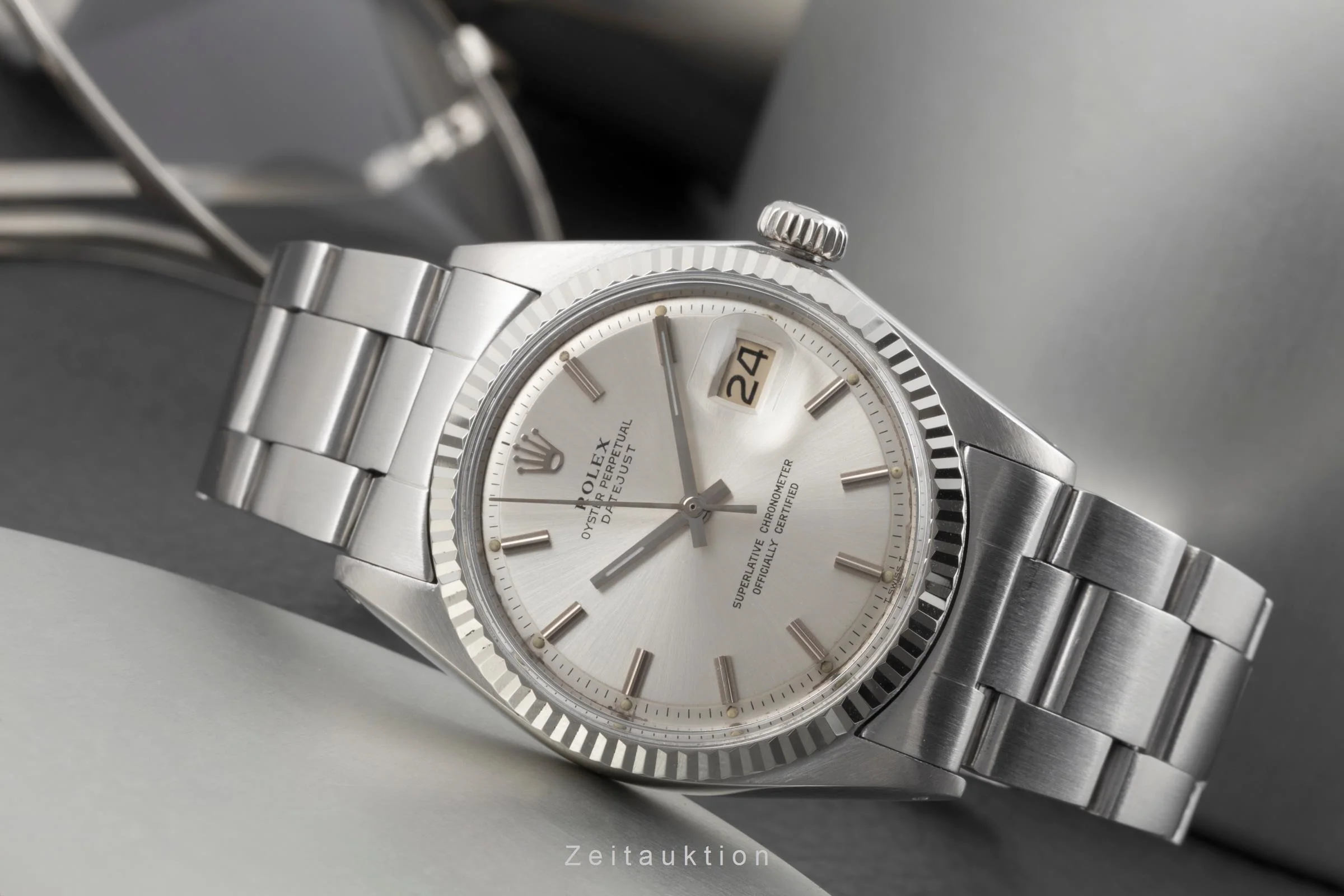 Rolex Datejust steel / white gold automatic men's watch 1601 Vintage  [2505161] - Image 3