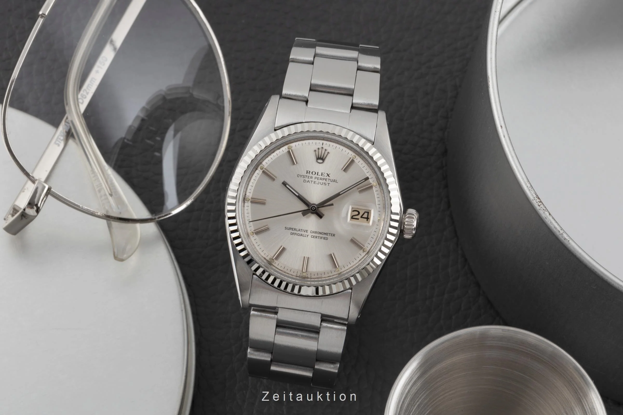 Rolex Datejust steel / white gold automatic men's watch 1601 Vintage  [2505161] - Image 4