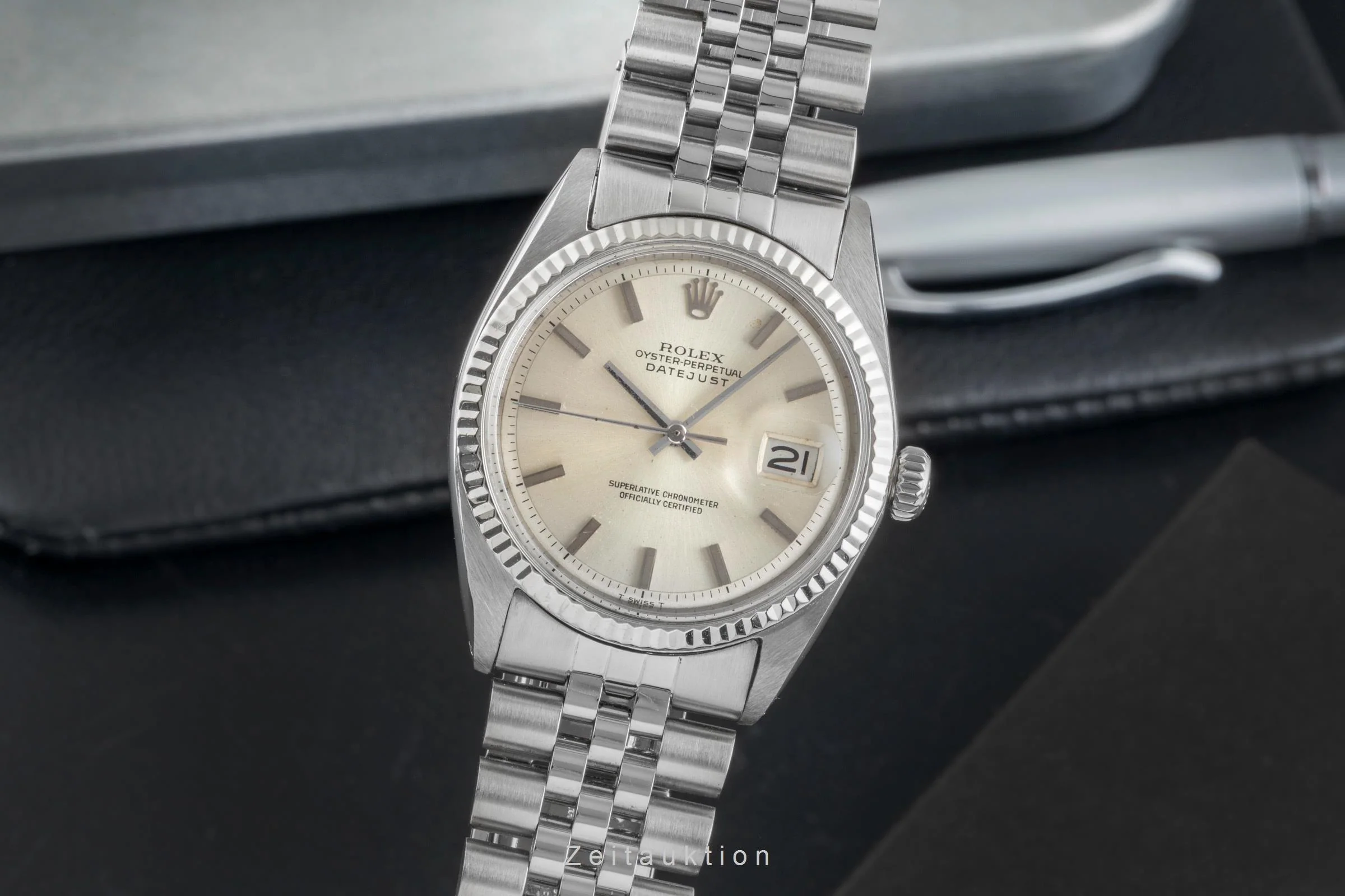 Rolex Datejust steel / white gold automatic men's watch 1601 Vintage  [2505767] - Image 2