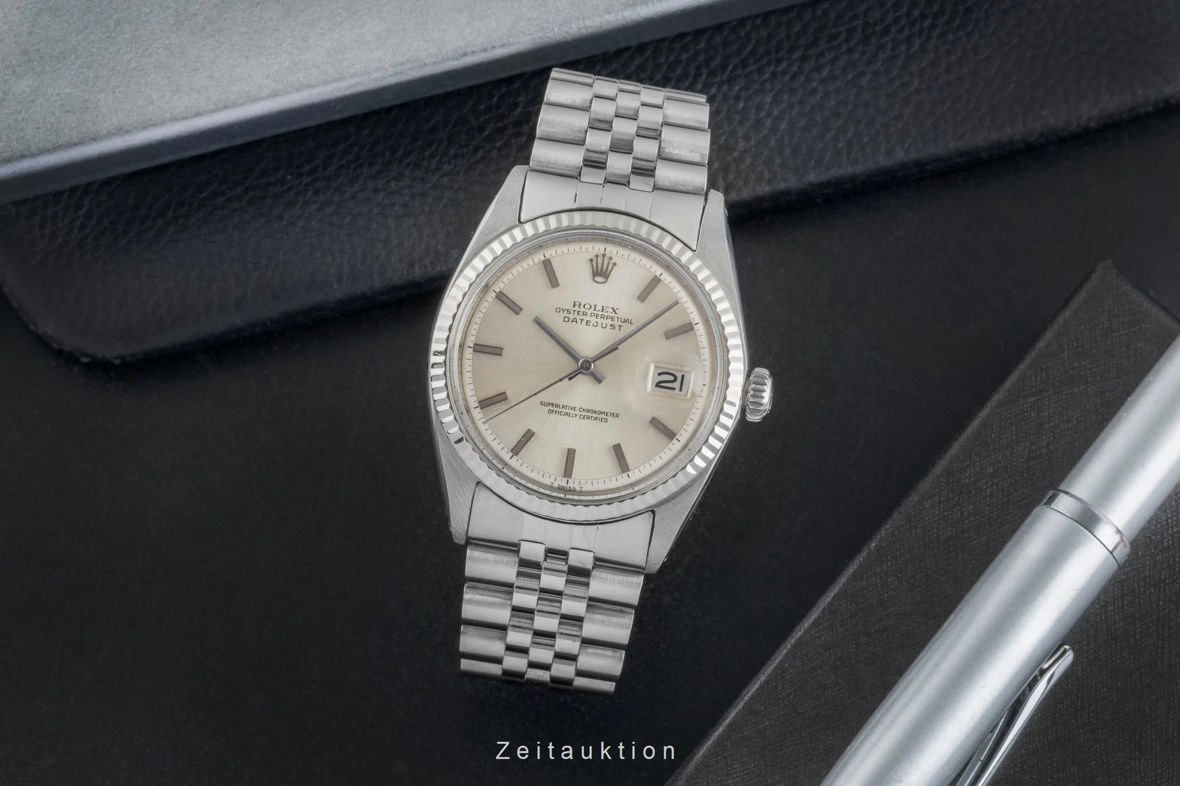 Rolex Datejust steel / white gold automatic men's watch 1601 Vintage  [2505767] - Image 4