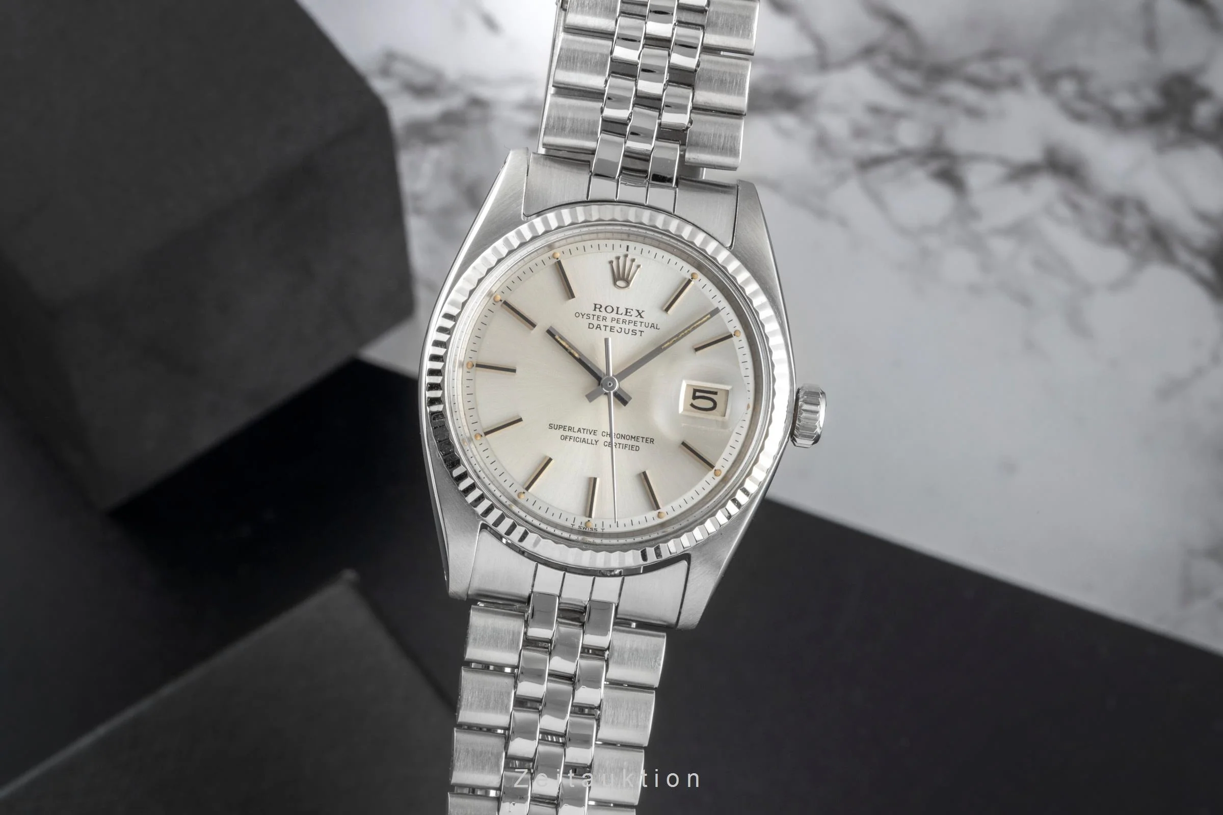 Rolex Datejust steel / white gold automatic men's watch 1601 Vintage  [2506697] - Image 2