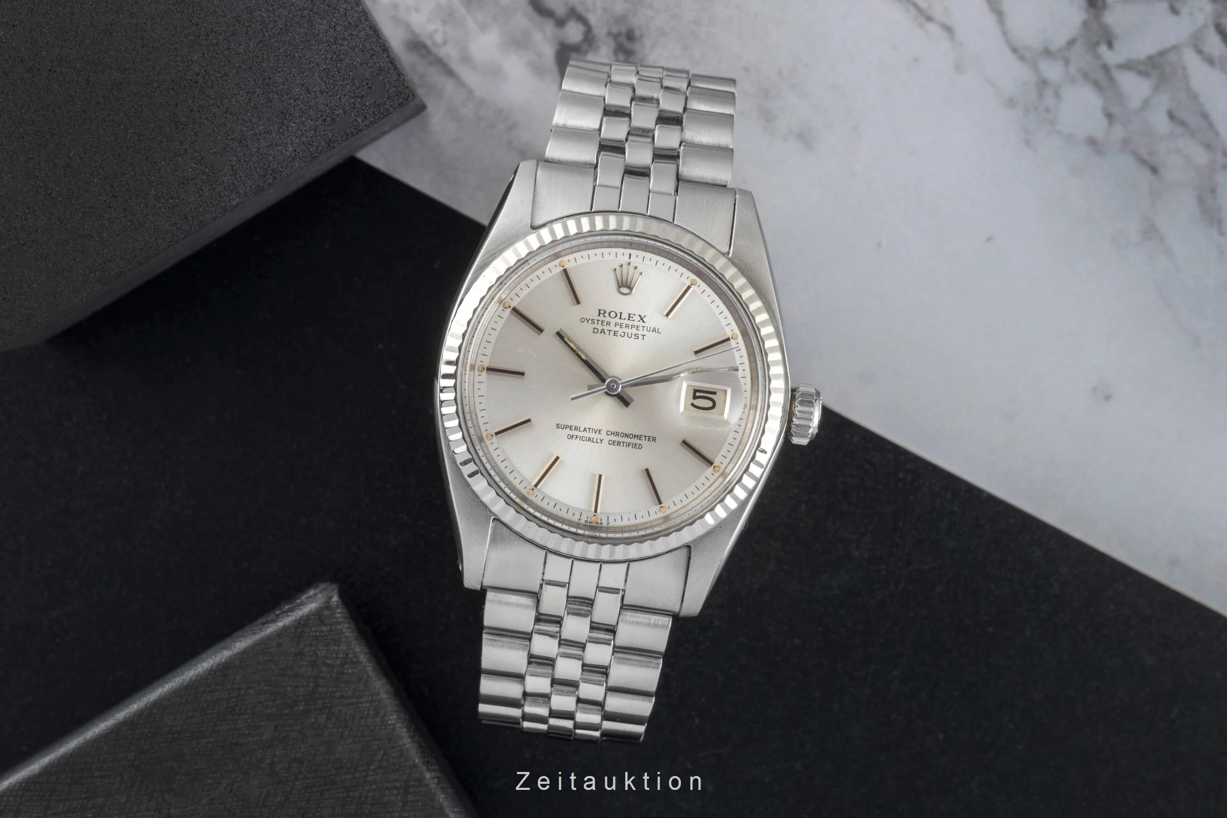 Rolex Datejust steel / white gold automatic men's watch 1601 Vintage  [2506697] - Image 4