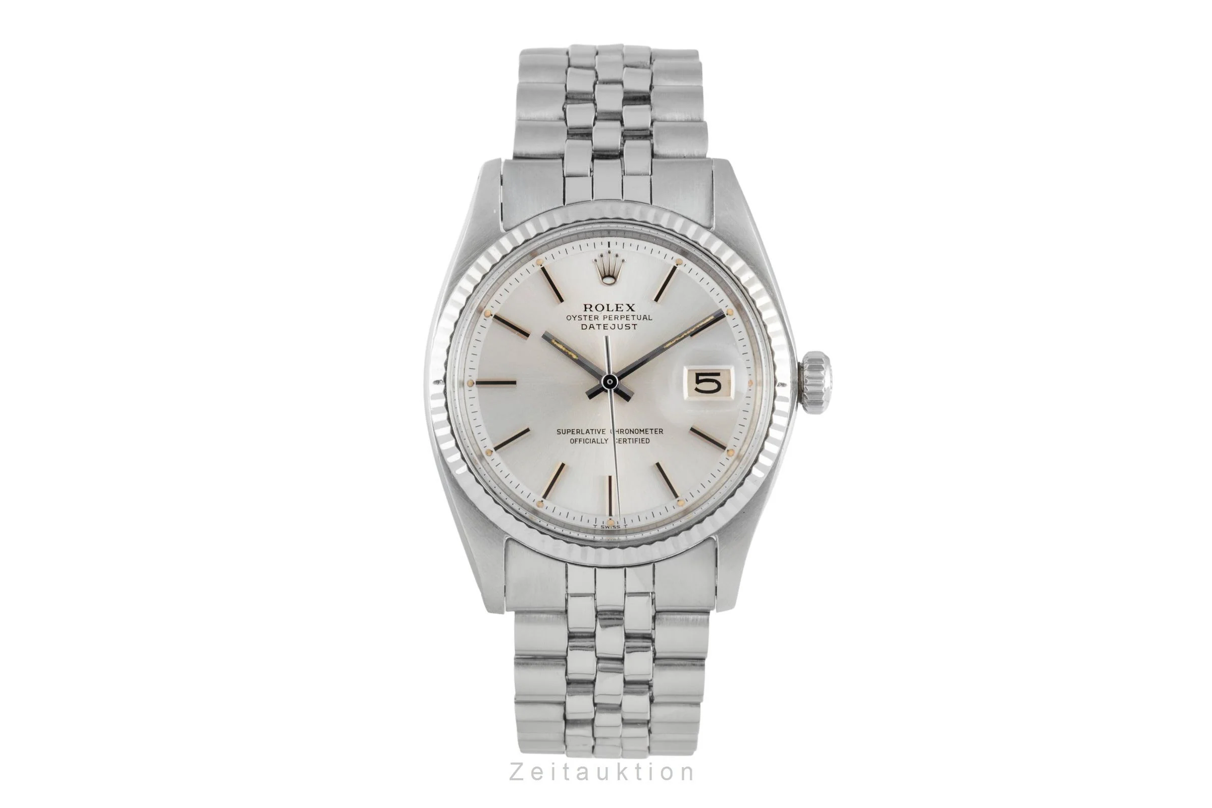 Rolex Datejust steel / white gold automatic men's watch 1601 Vintage  [2506697] - Image 5